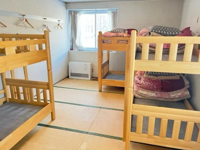Bed in Kusatsu Kogen Youth Hostel