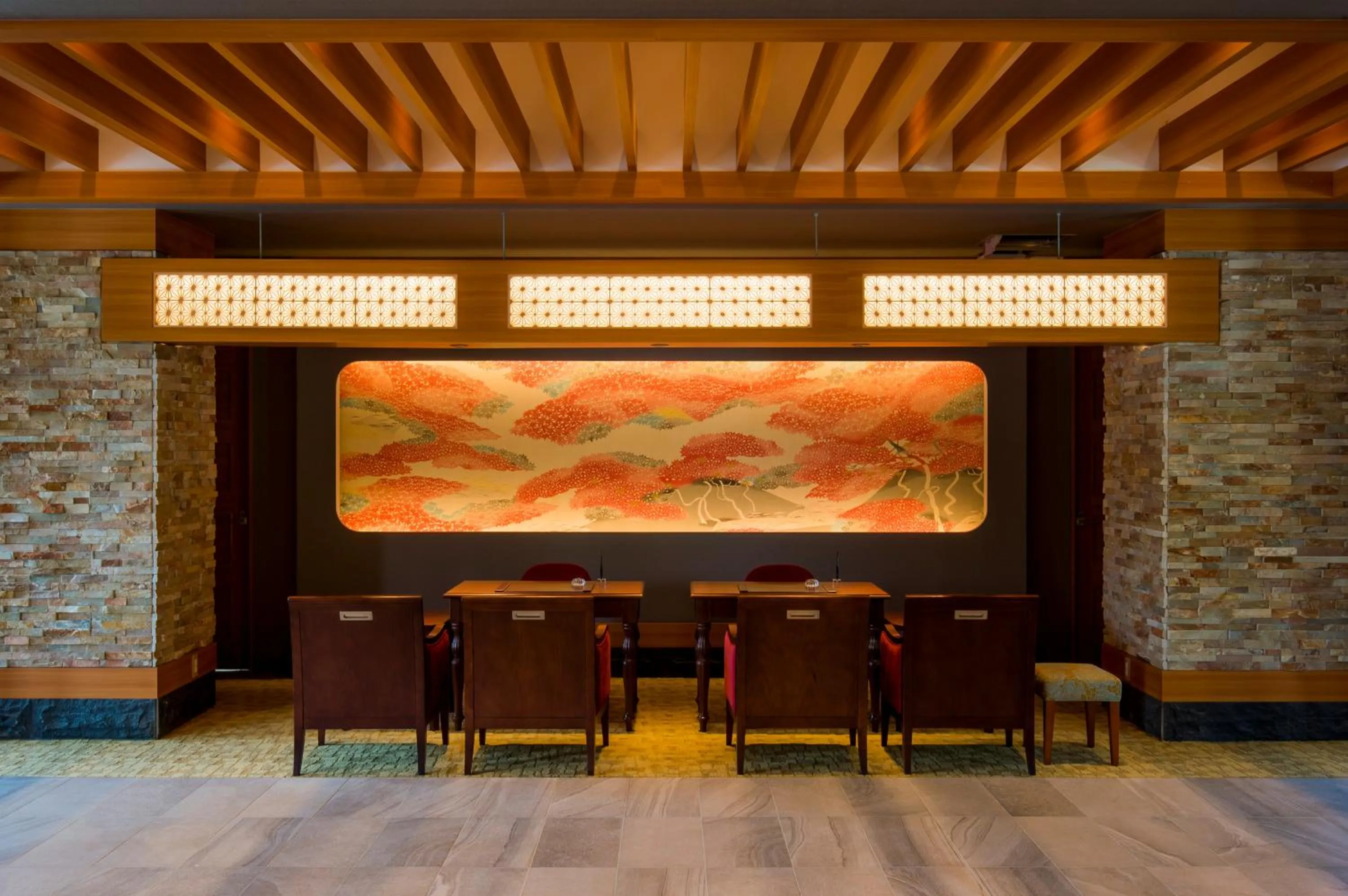 Lobby or reception in Unzen Kyushu Hotel