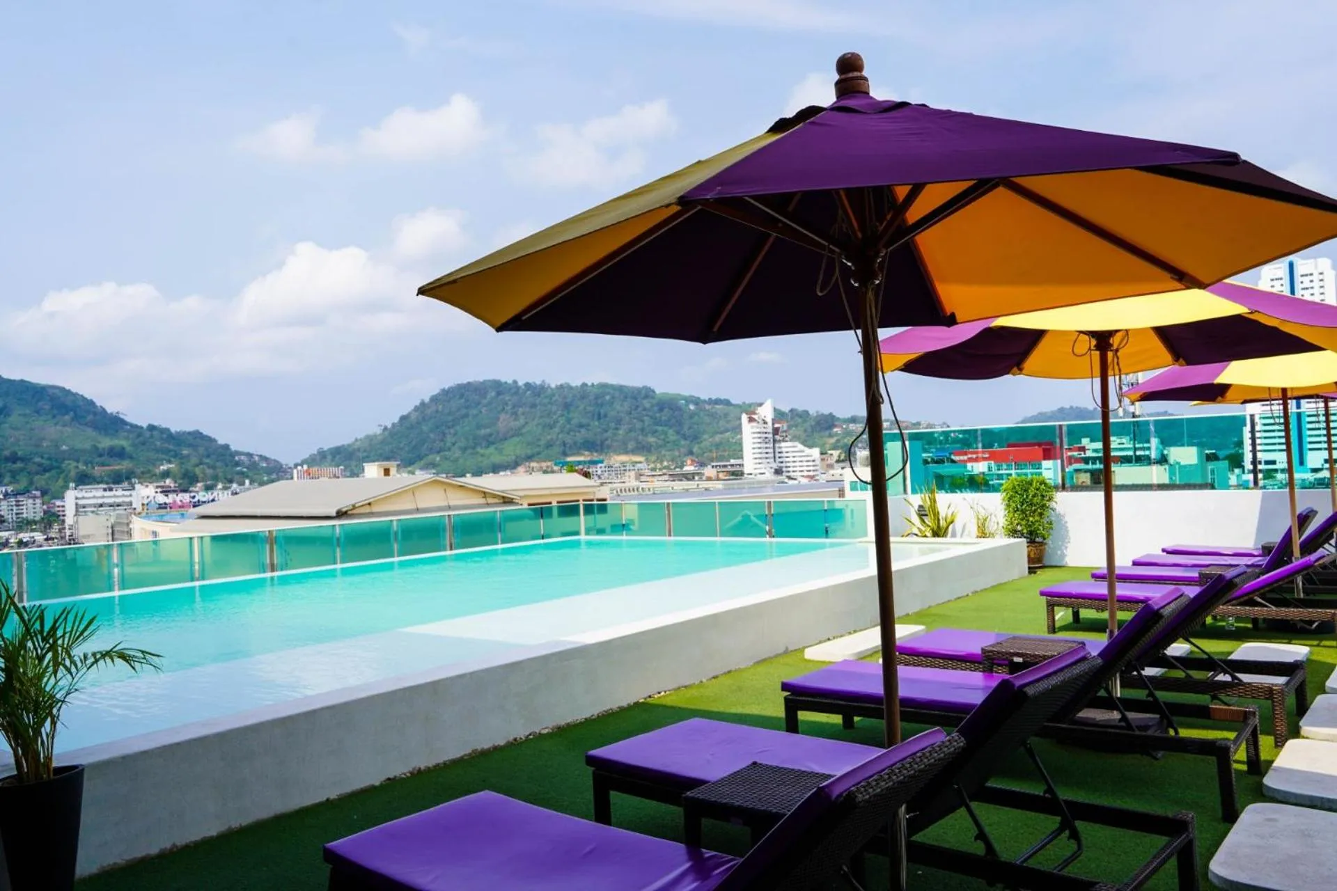 Swimming pool in The AIM Patong Hotel