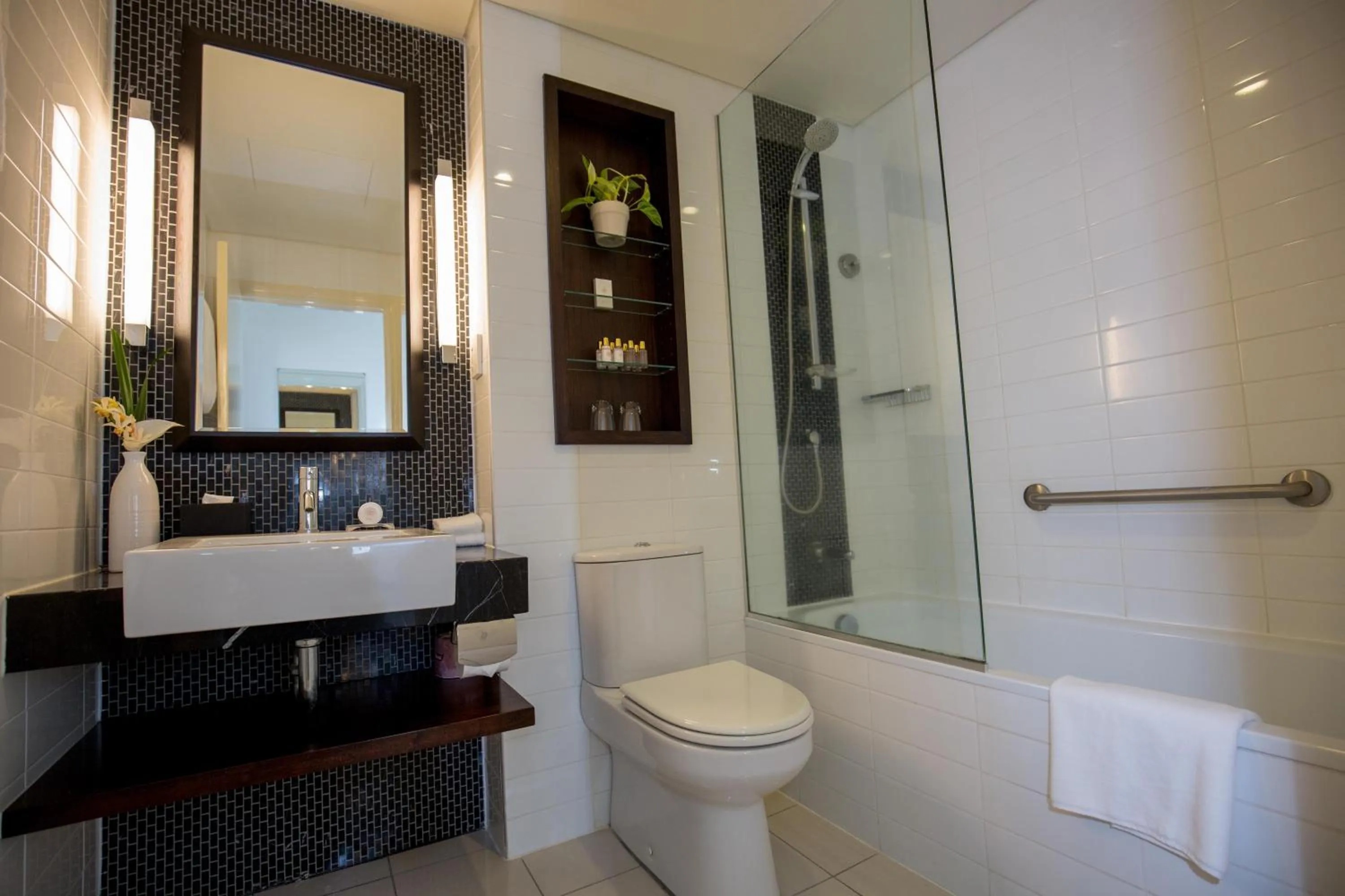 Toilet in Grand Papua Hotel