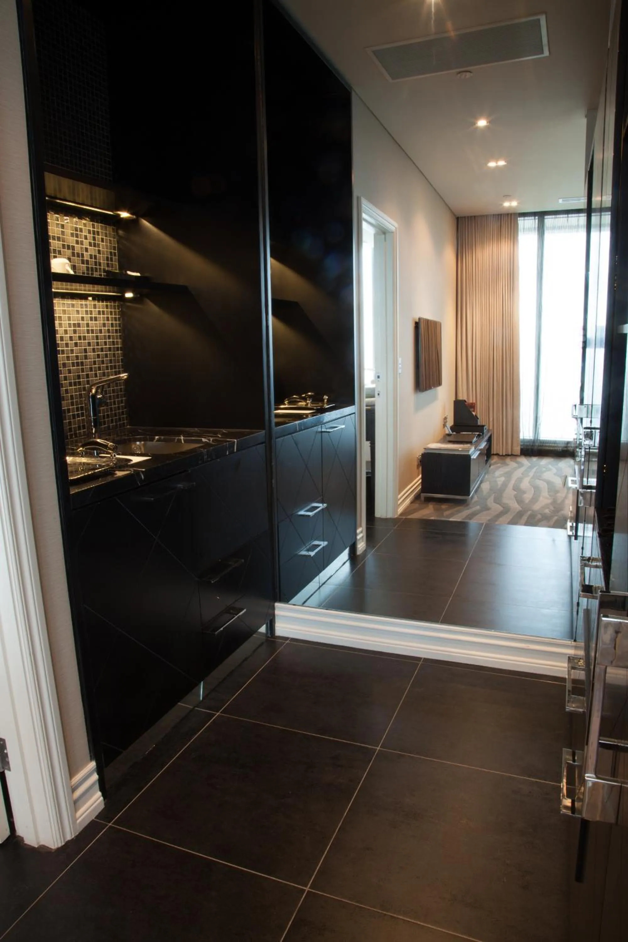 Kitchen or kitchenette in Grand Papua Hotel