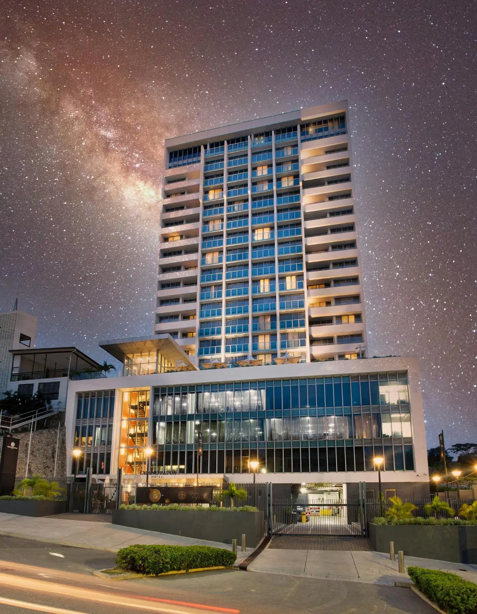 Property building in Grand Papua Hotel, a member of Radisson Individuals Property building in Grand Papua Hotel, a member of Radisson Individuals