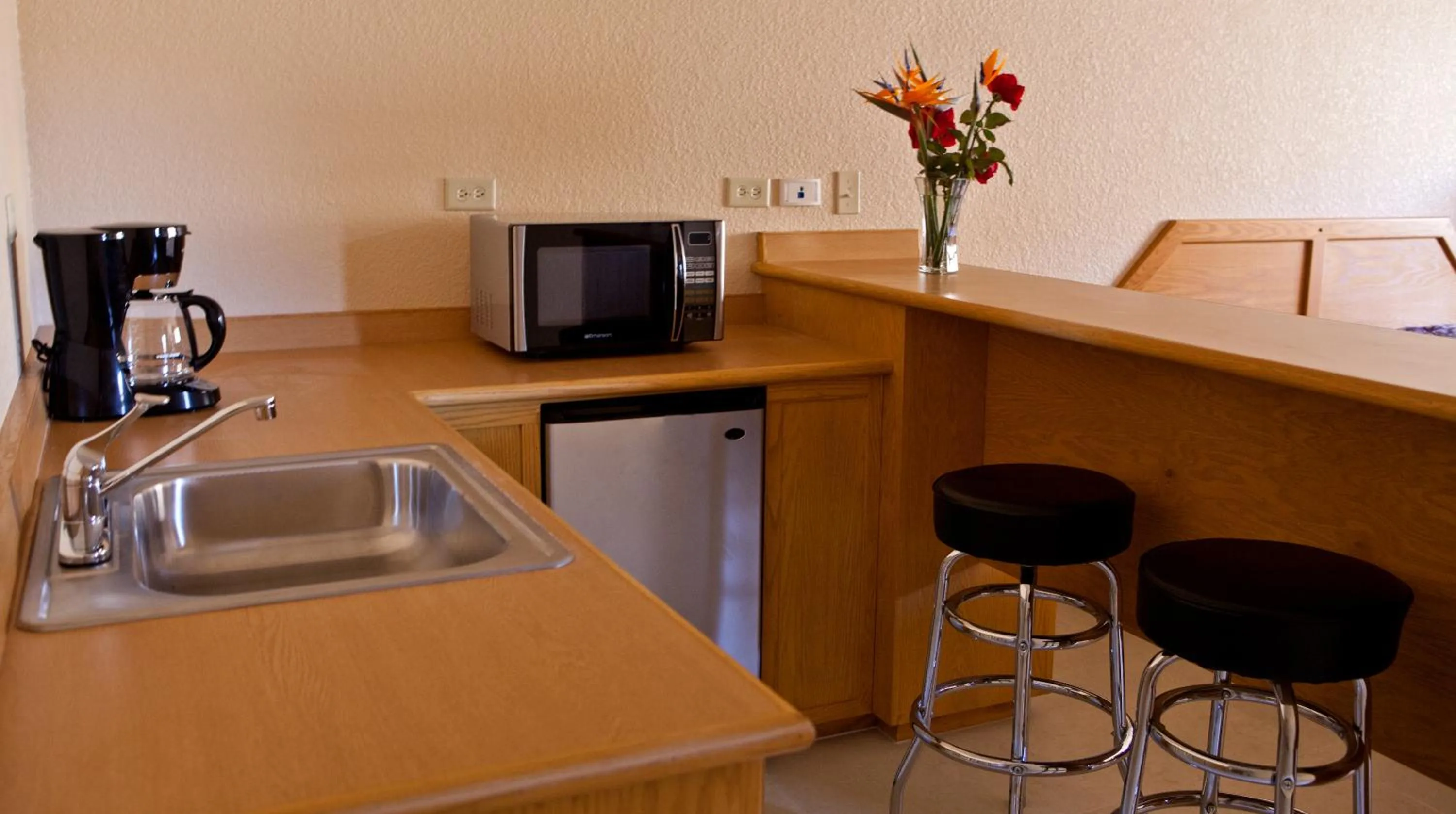 Kitchen or kitchenette in La Villa De San Quintin