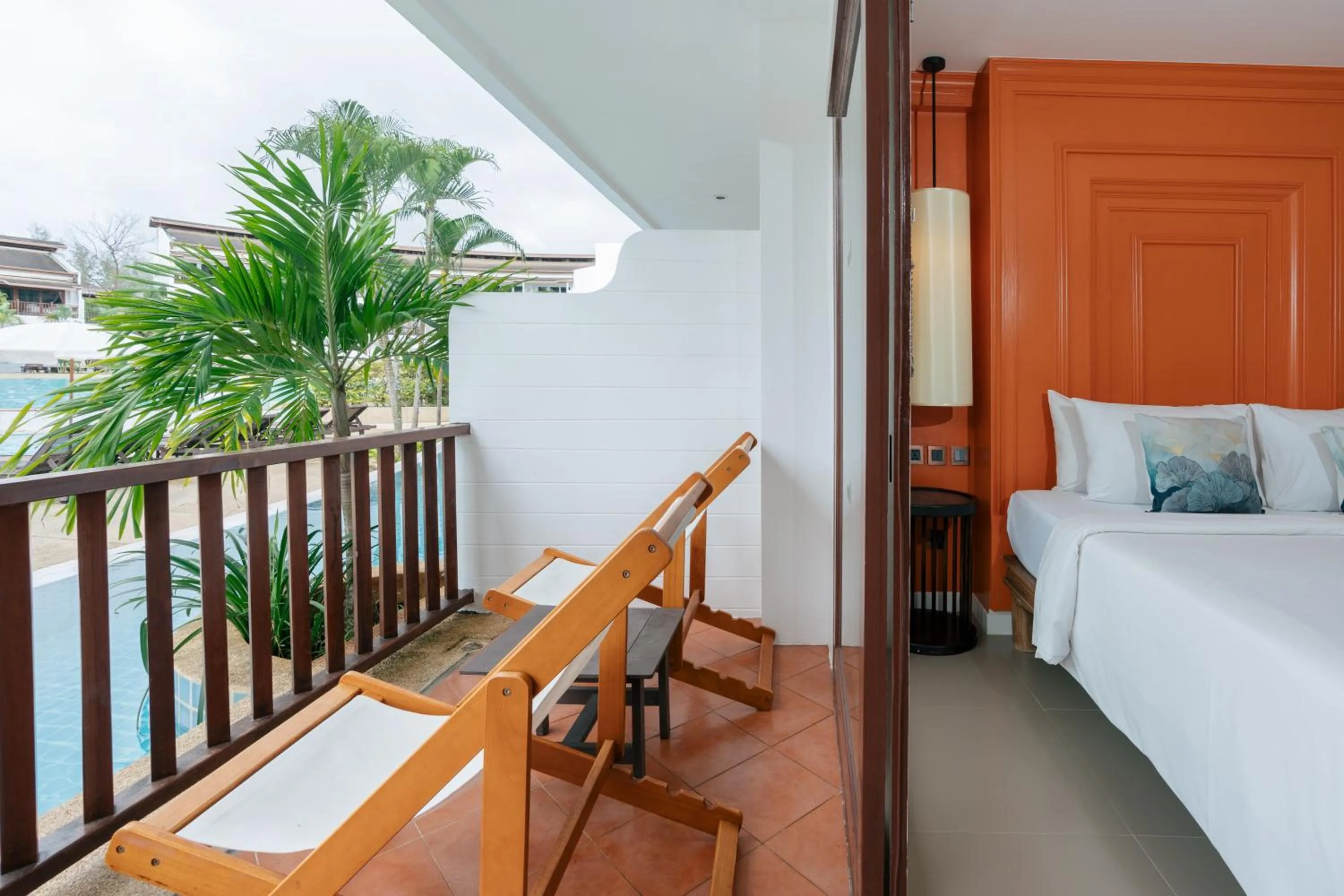 Balcony/Terrace, Bed in Arinara Beach Resort Phuket - SHA Extra Plus