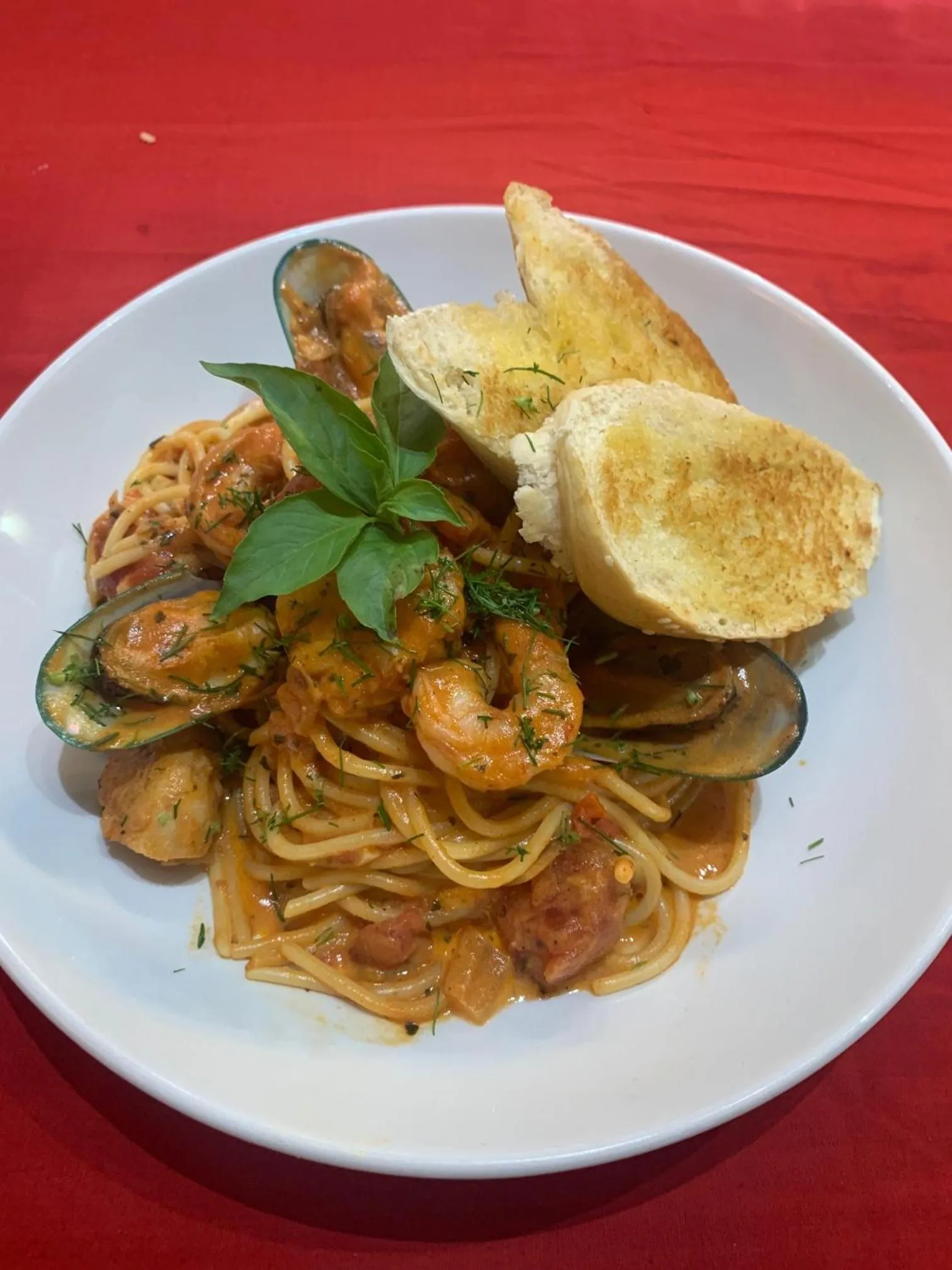 Food close-up in Huon Gulf Hotel