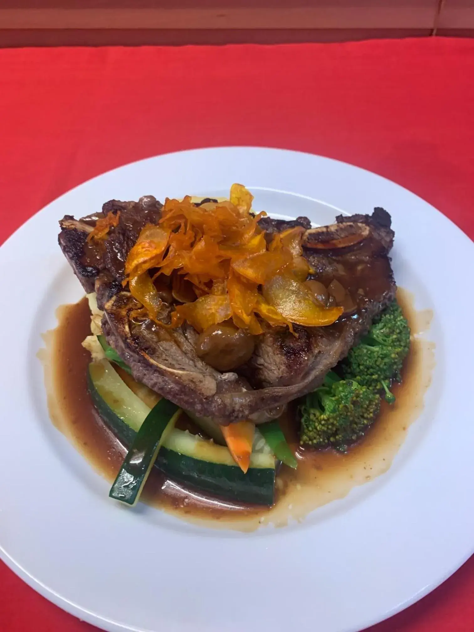 Food close-up in Huon Gulf Hotel Food close-up in Huon Gulf Hotel