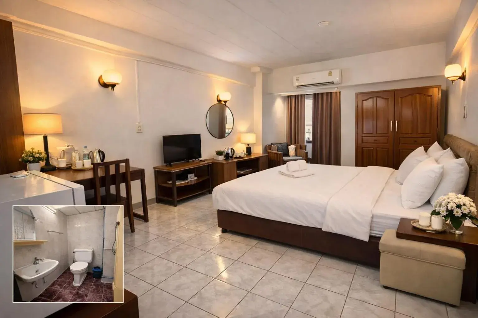 Deluxe Double Room in โรงแรมวินบางนา Win Bangna Hotel Deluxe Double Room in โรงแรมวินบางนา Win Bangna Hotel