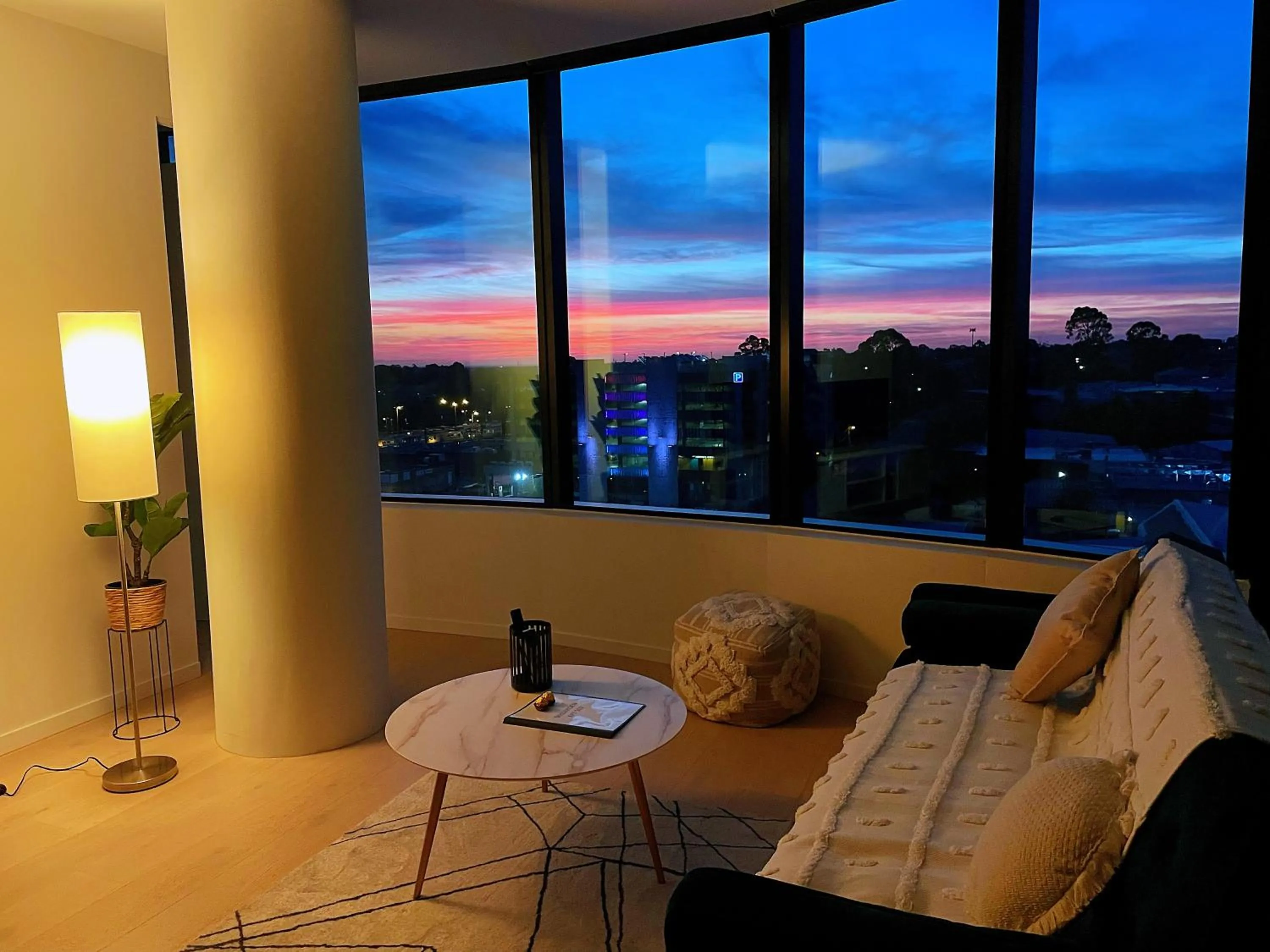 Living room in Skygarden Luxury Condo