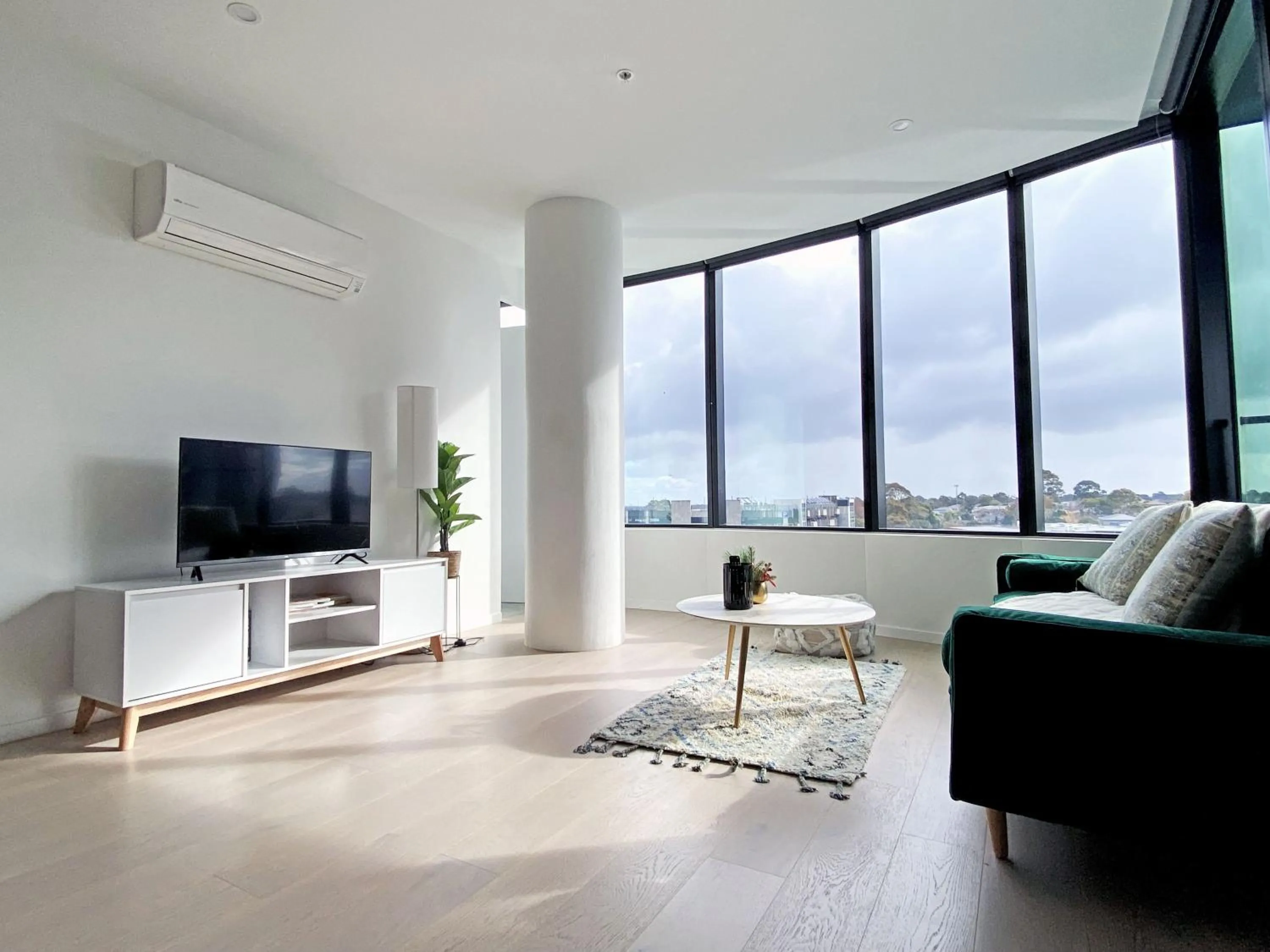 Living room in Skygarden Luxury Condo
