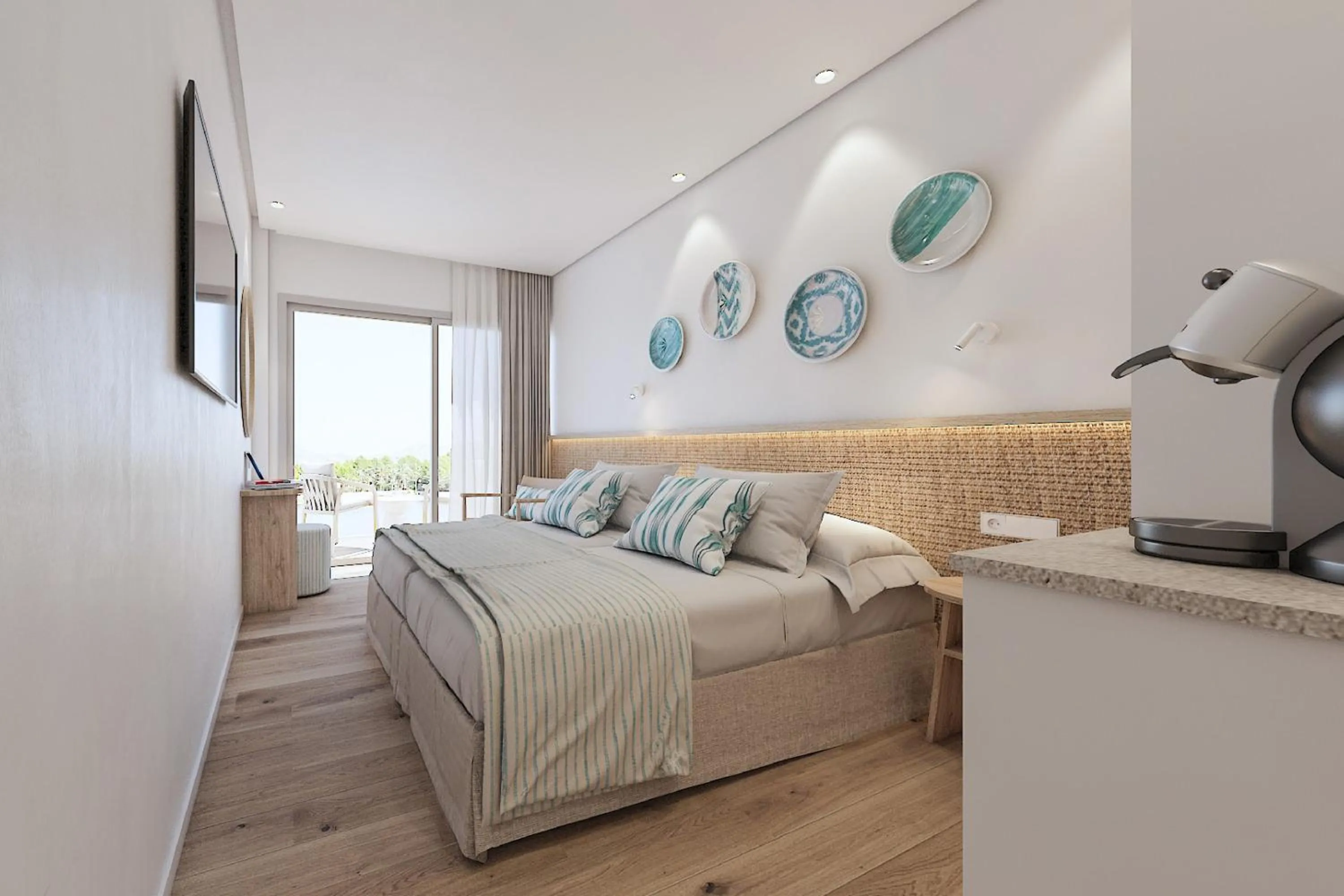 Photo of the whole room, Bed in Hotel Moré