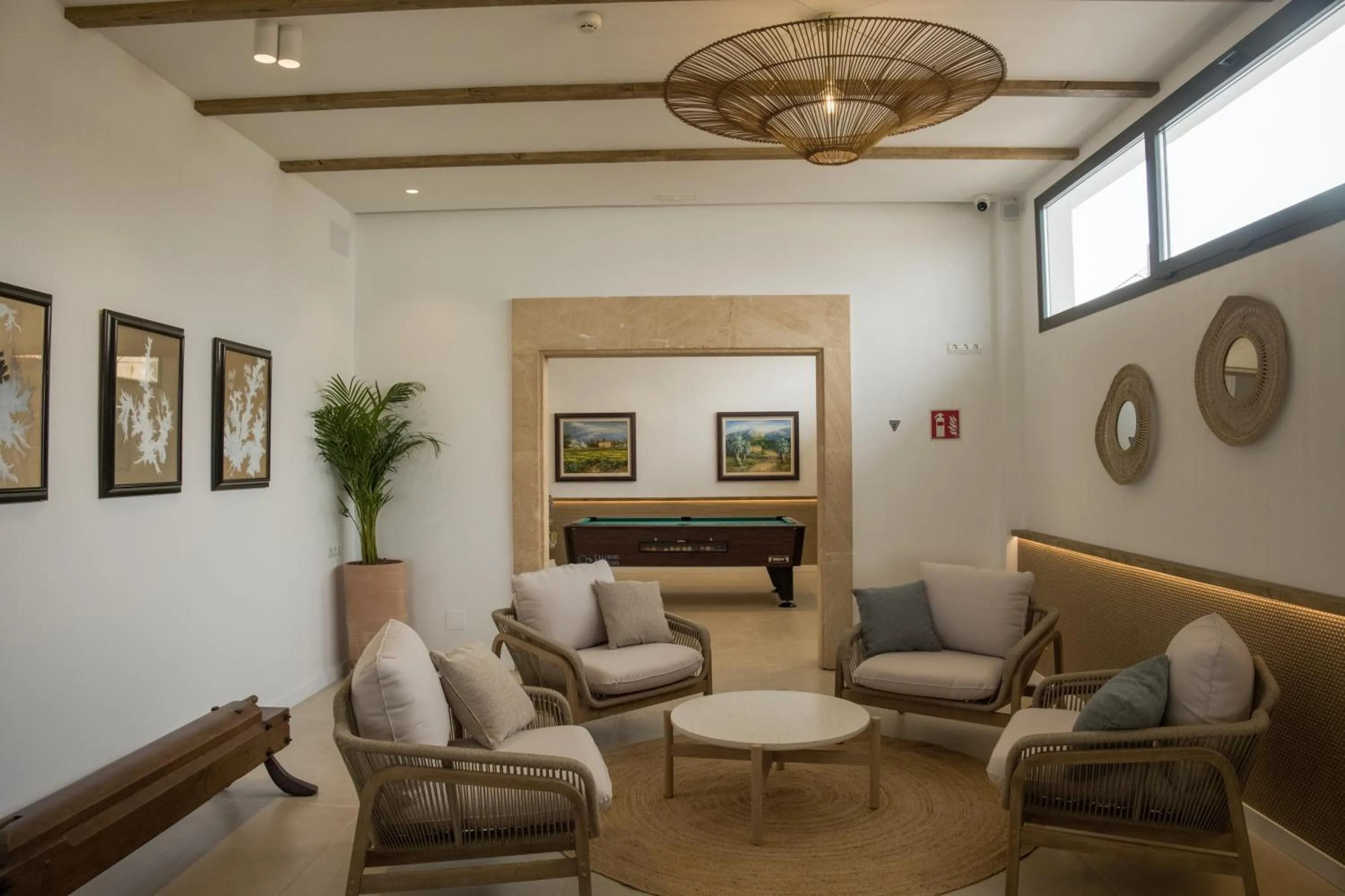 Living room in Hotel Moré