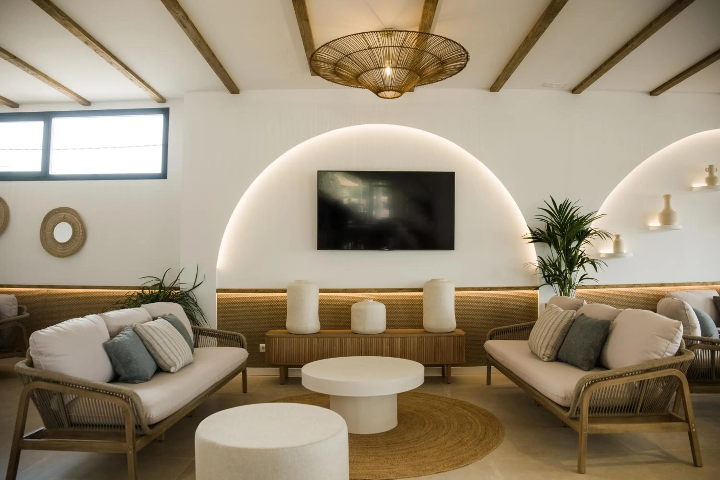 Seating area in Hotel Moré