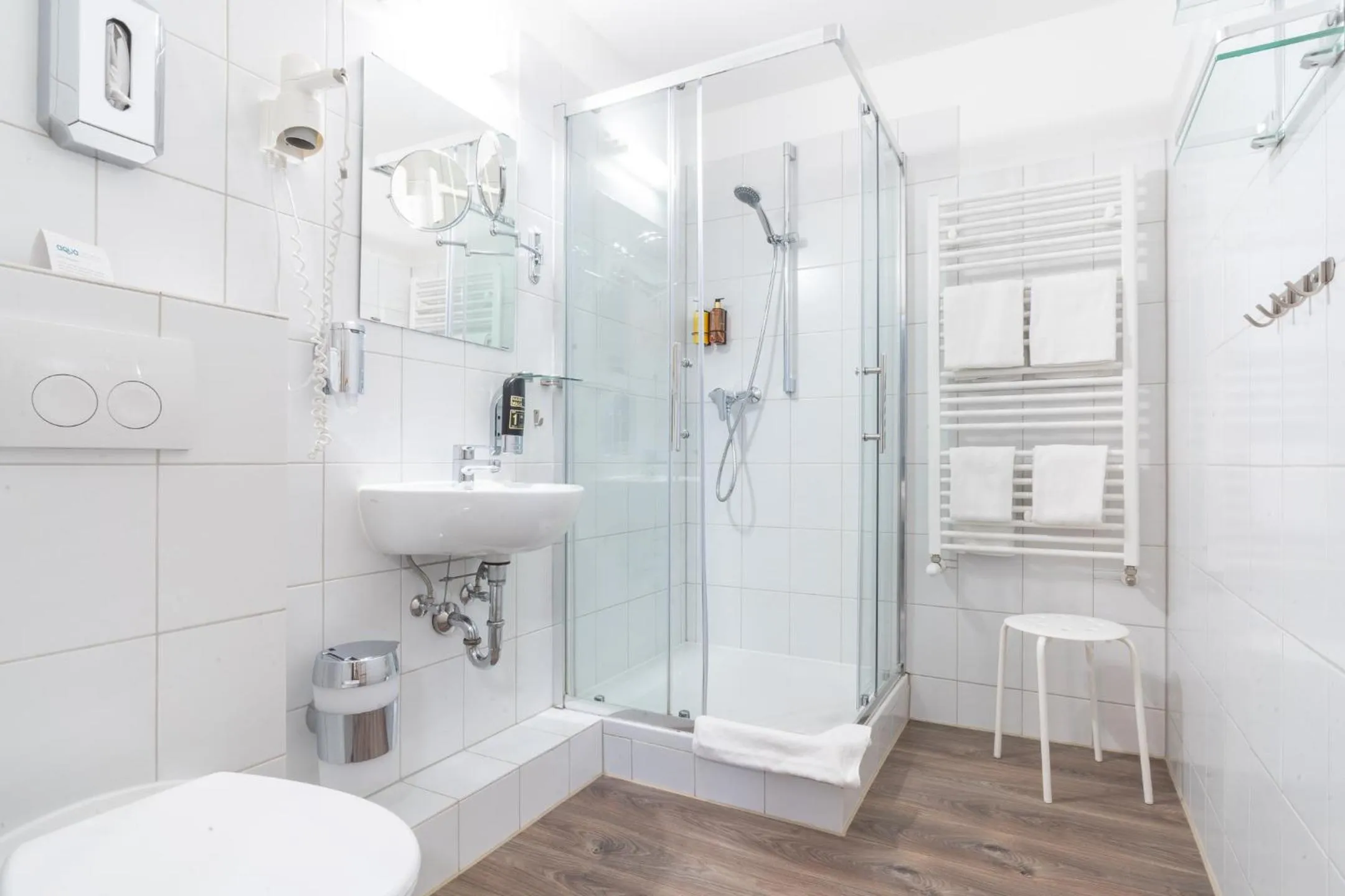 Shower in Aqua Hotel