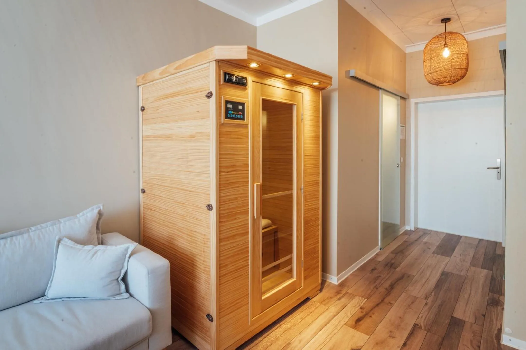 Sauna in Aqua Hotel