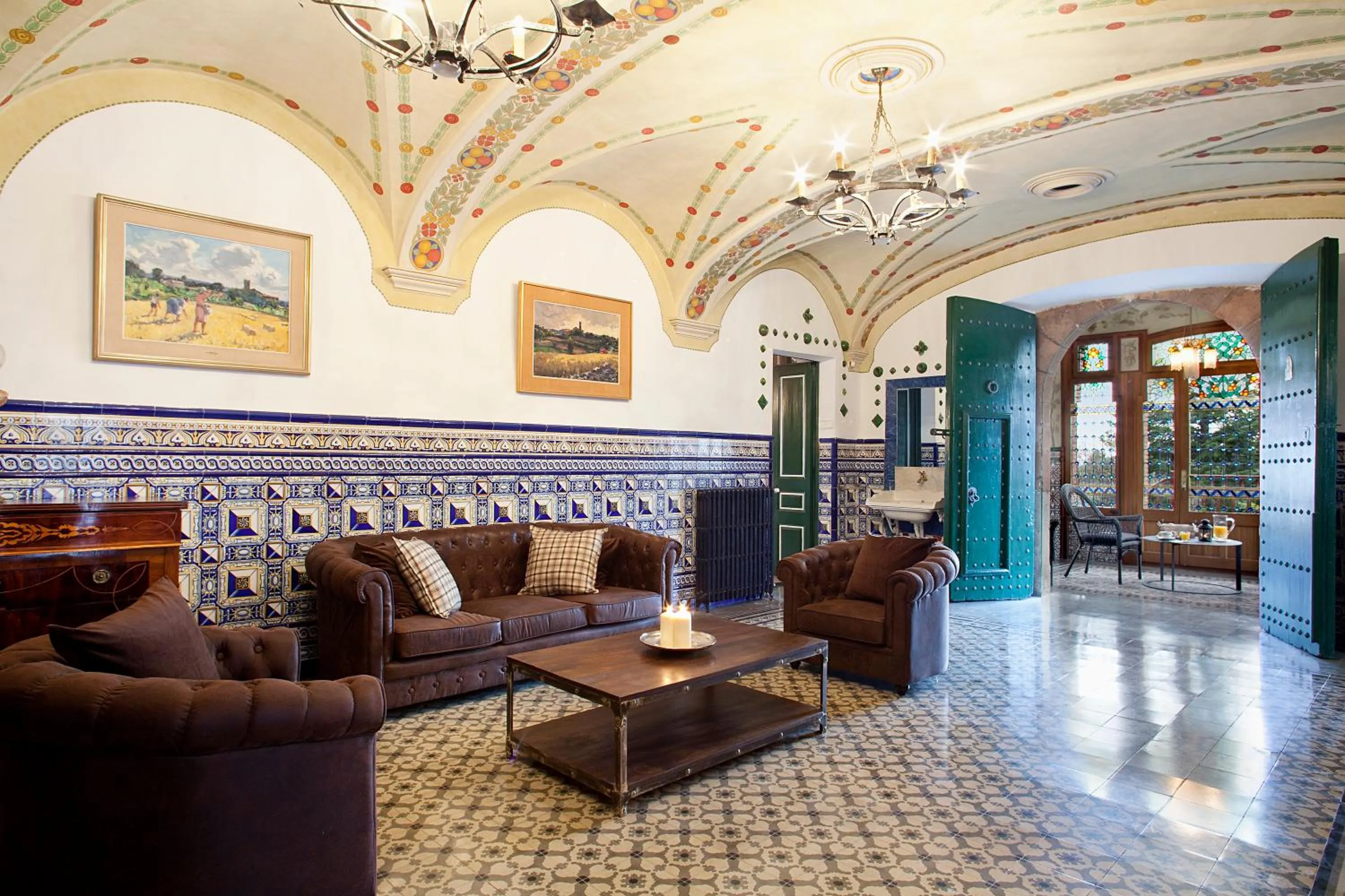 Lobby or reception in Can Borrell