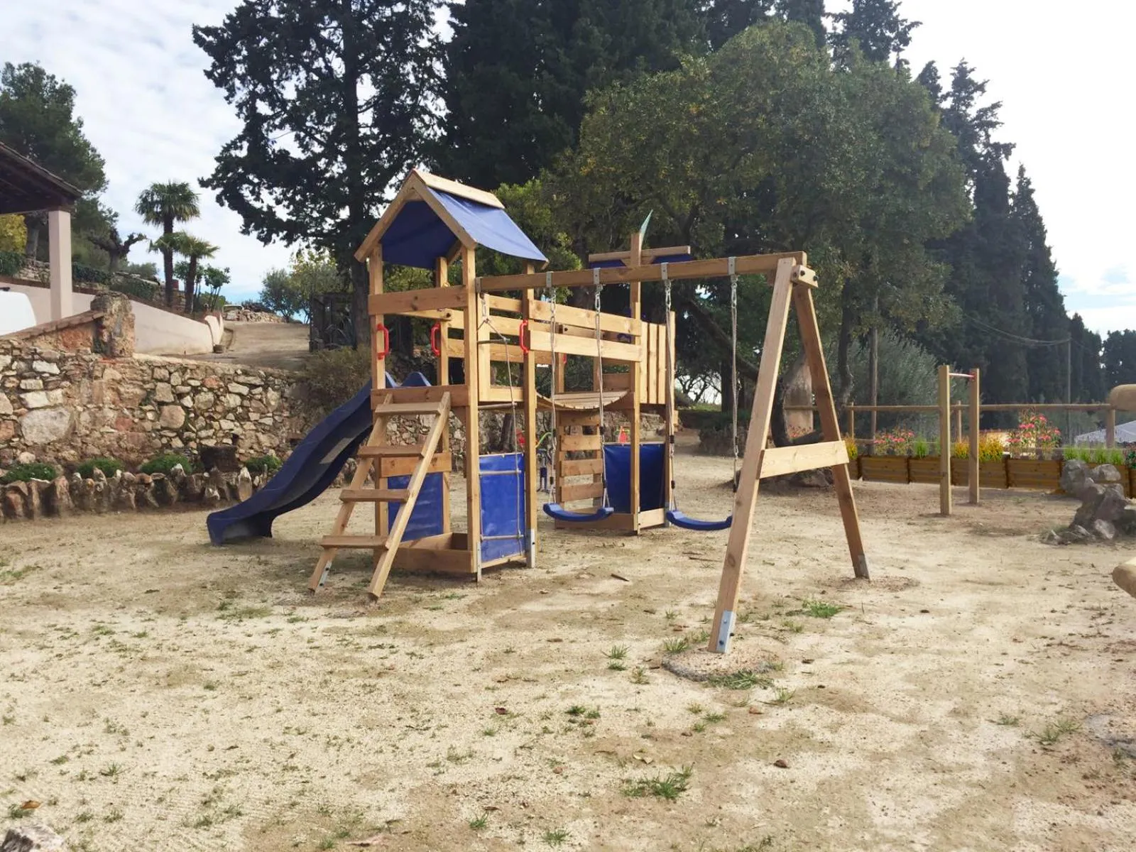 Children play ground in Can Borrell