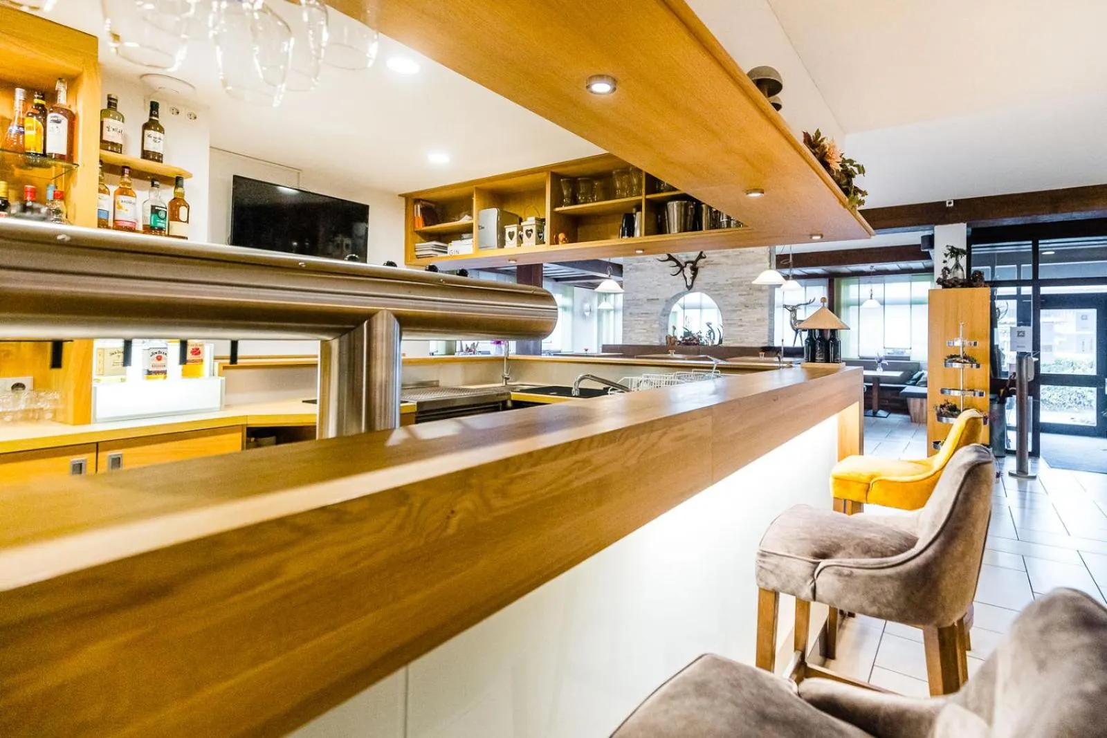 Lounge or bar in Landhotel Küffner