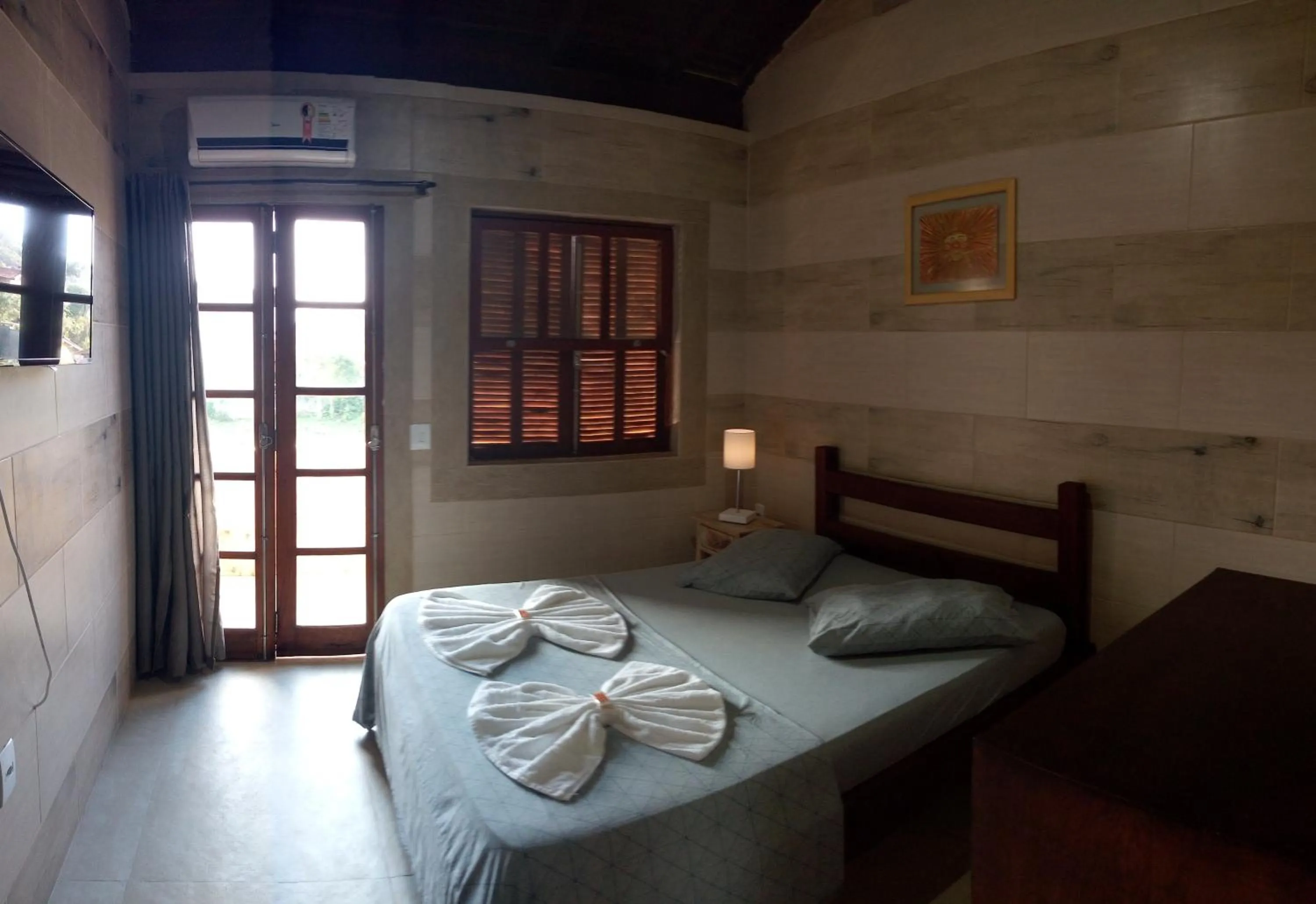 Bed in Hotel Ferrugem Eco Village