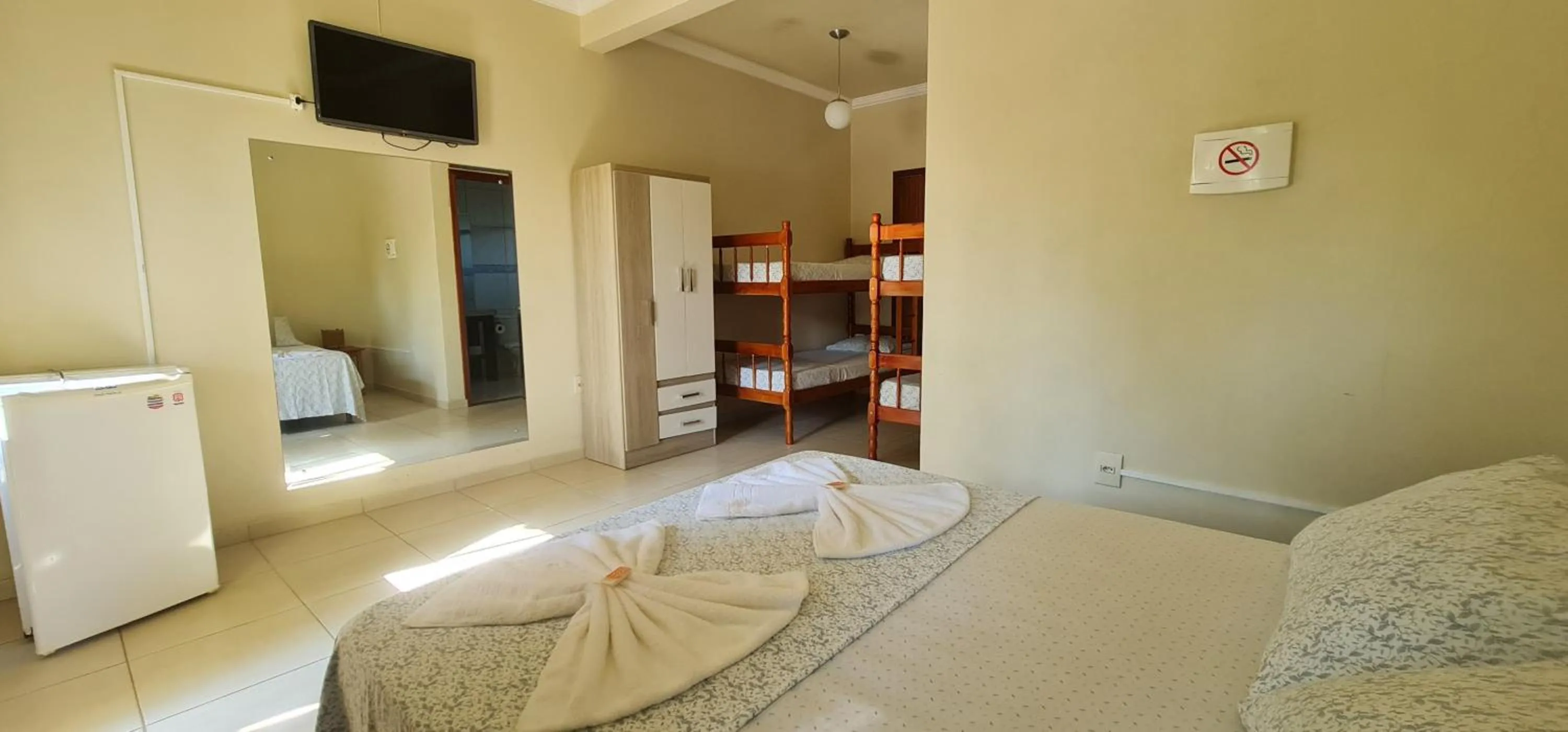 Bed in Hotel Ferrugem Eco Village