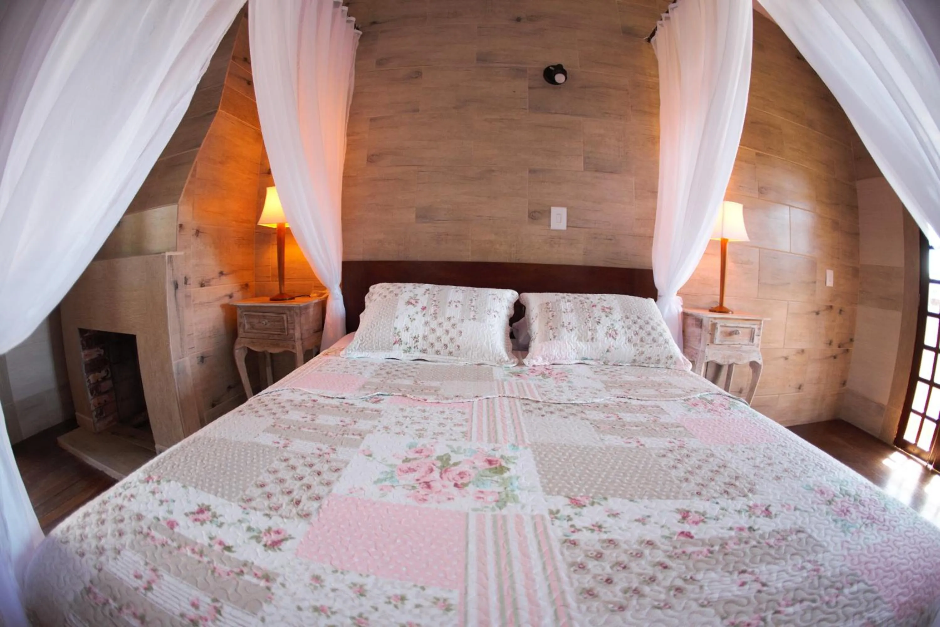 Bed in Hotel Ferrugem Eco Village