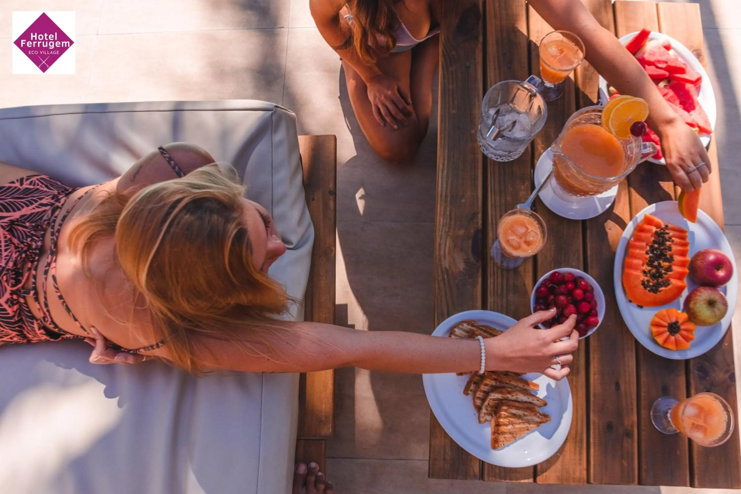 Food and drinks in Hotel Ferrugem Eco Village