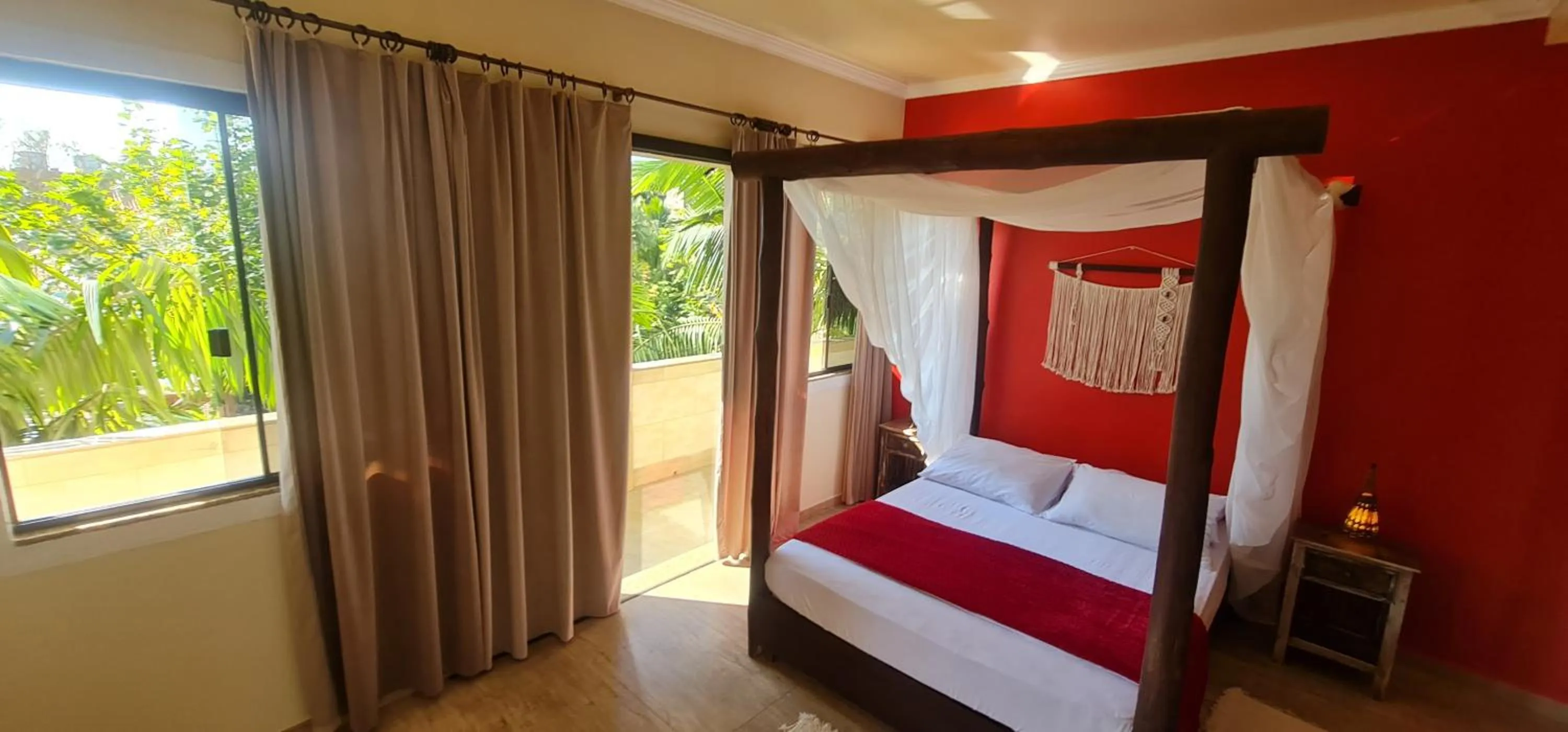 Bed in Hotel Ferrugem Eco Village