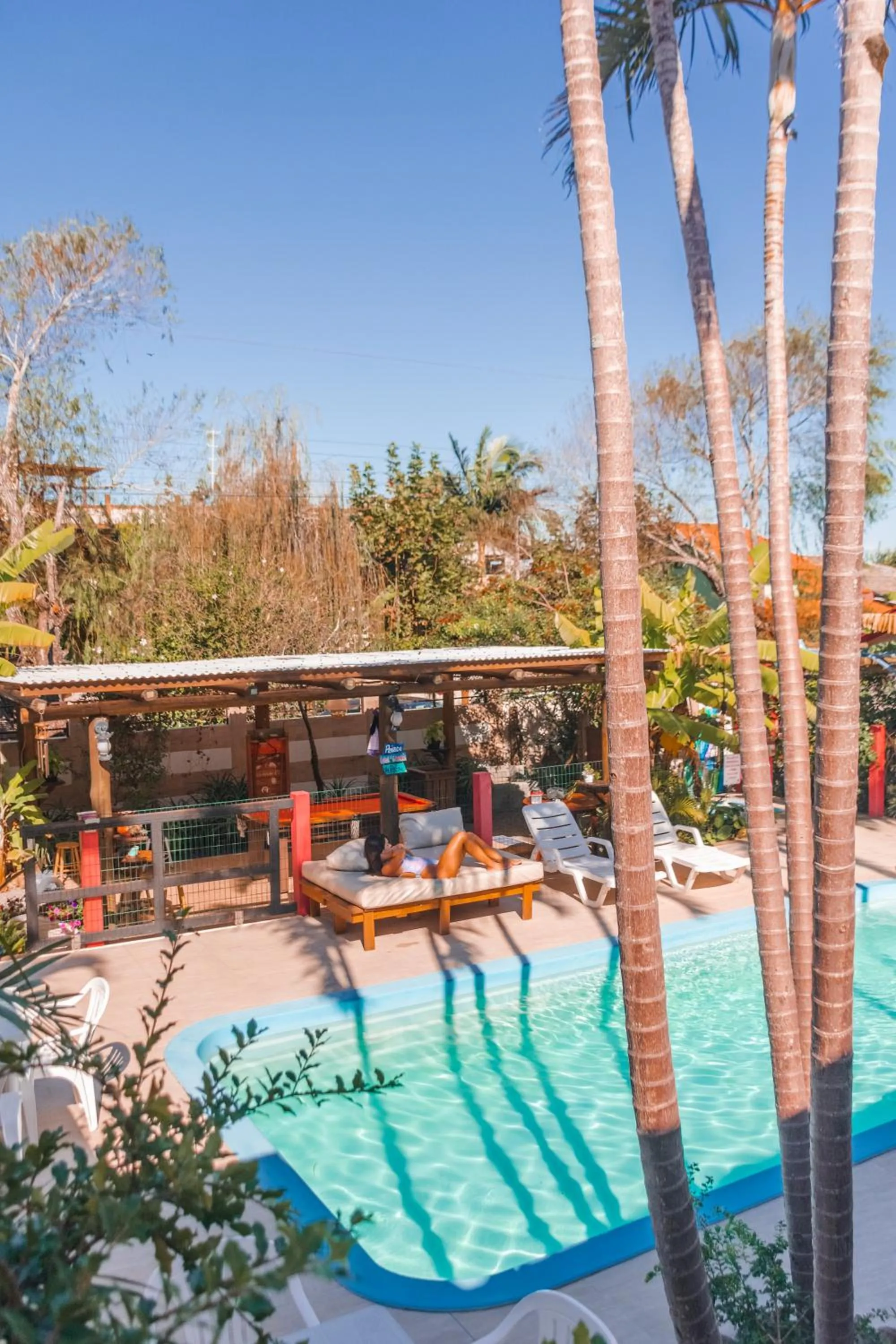 Pool view in Hotel Ferrugem Eco Village