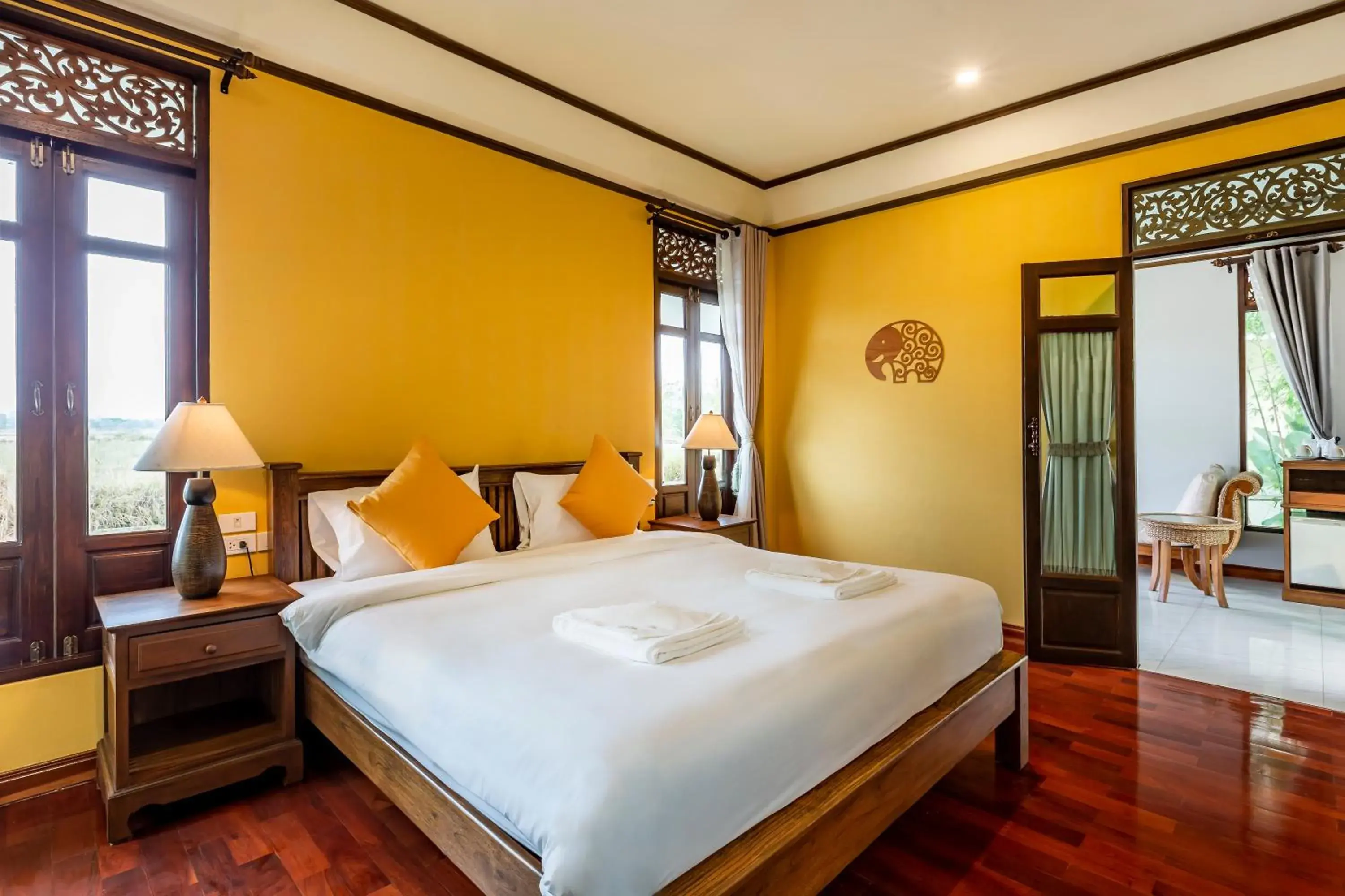 Bed in Chapulin Natural Resort Bed in Chapulin Natural Resort