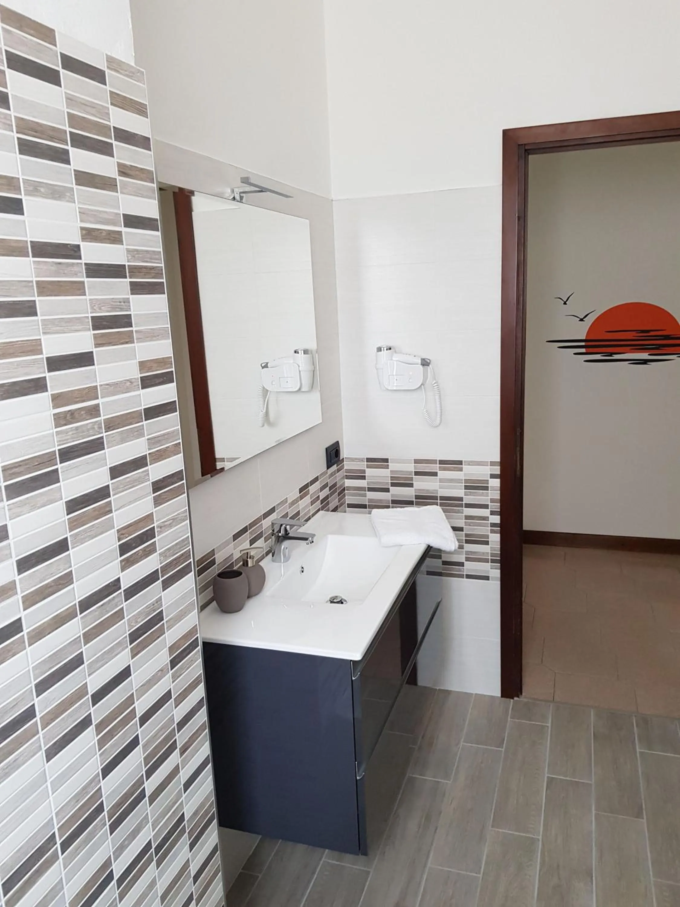 Bathroom in il nido della dani