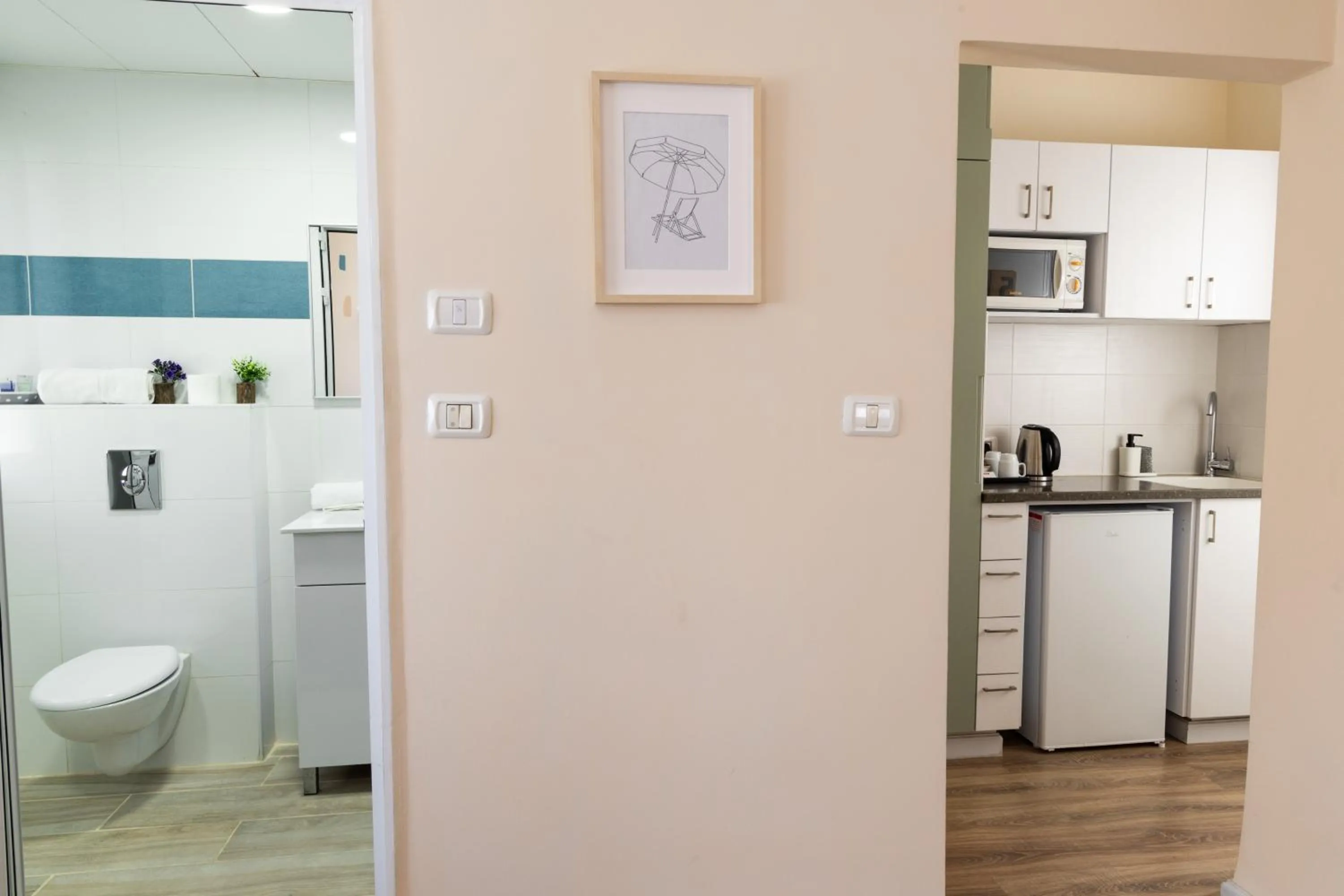 Coffee/tea facilities in Domus Bat Galim Hotel