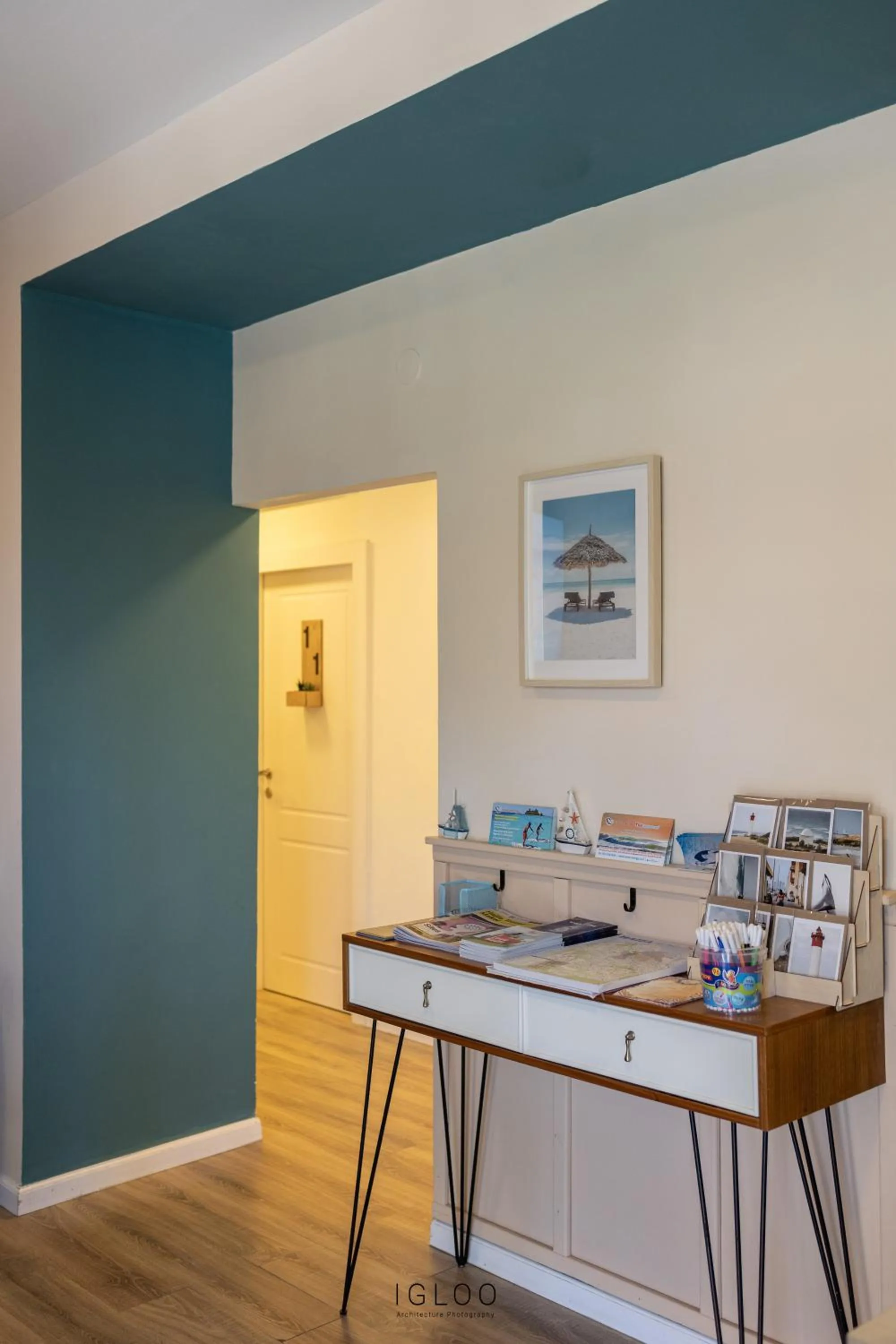 Lobby or reception in Domus Bat Galim Hotel