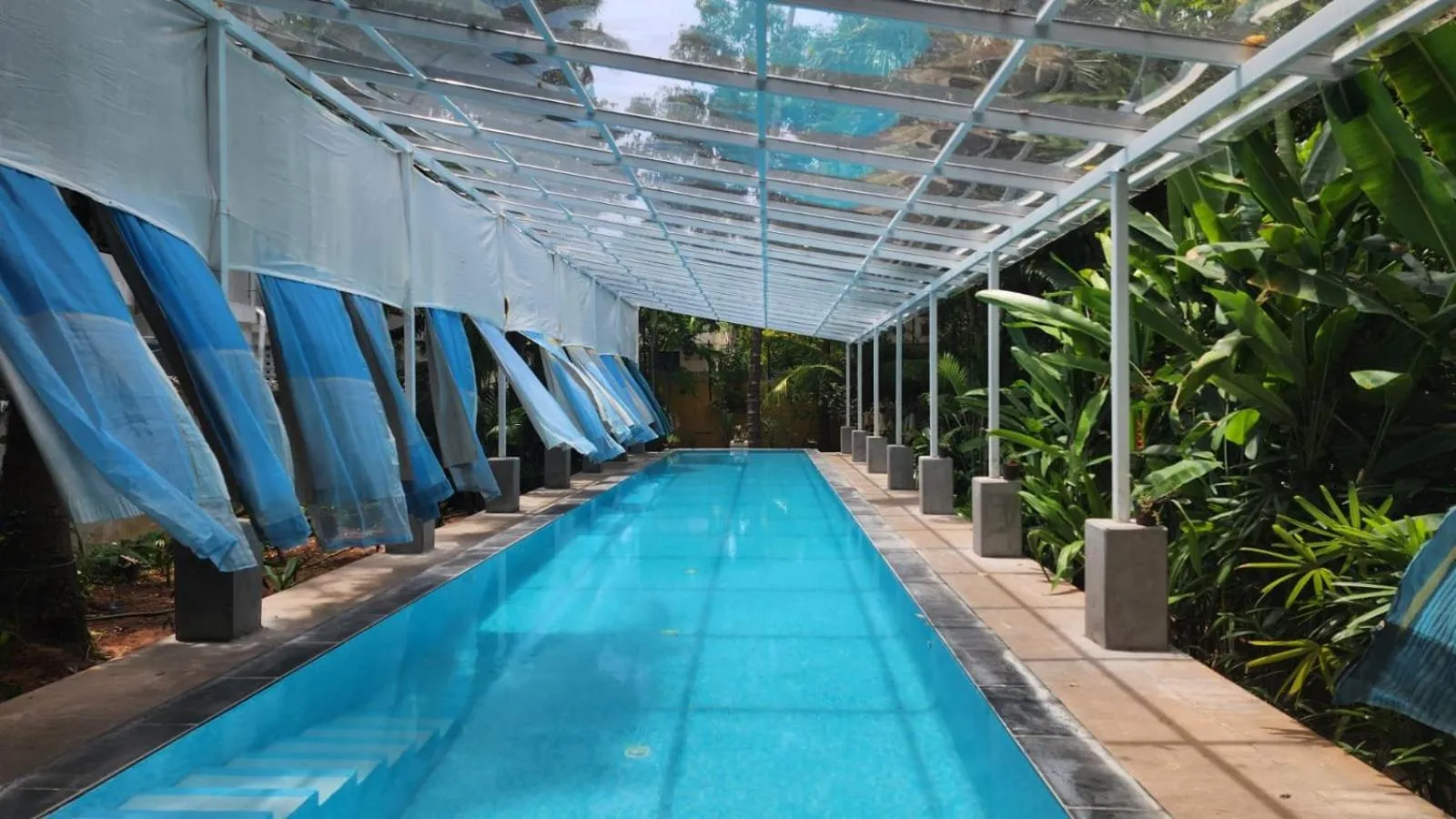 Swimming pool in Kariappa House