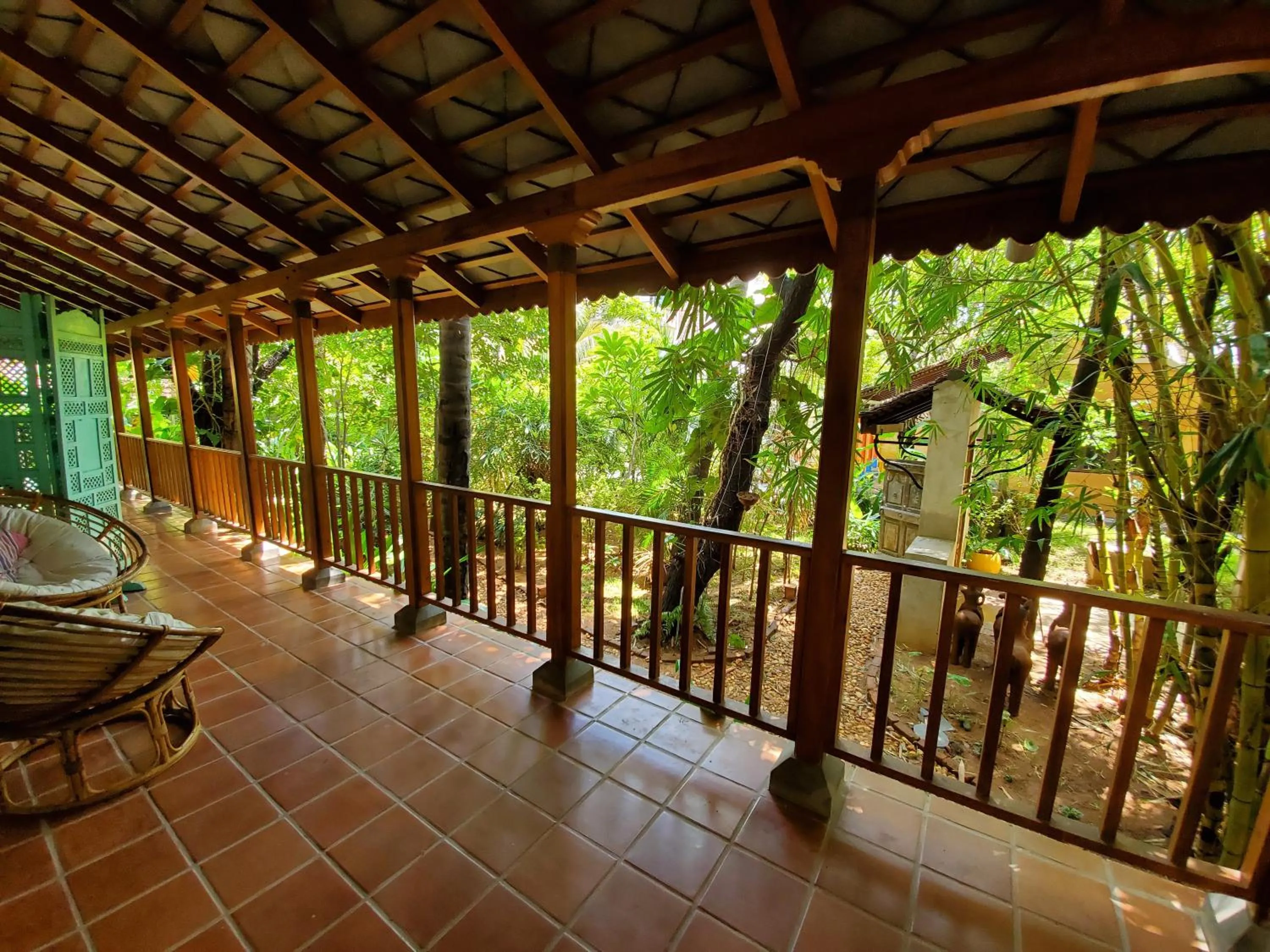 Patio in Kariappa House