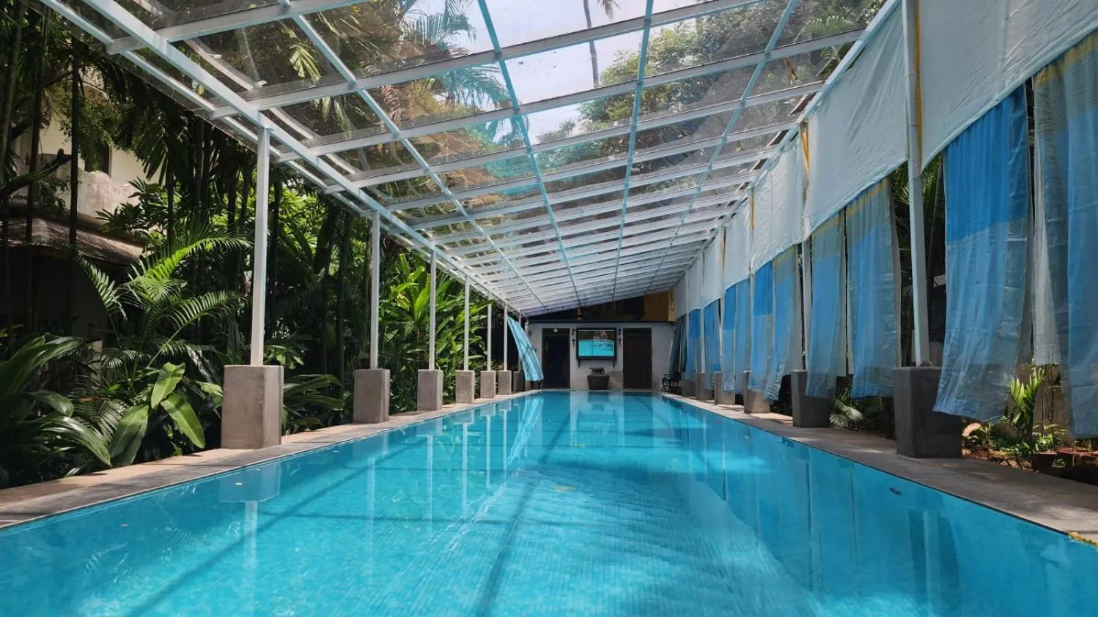 Swimming pool in Kariappa House