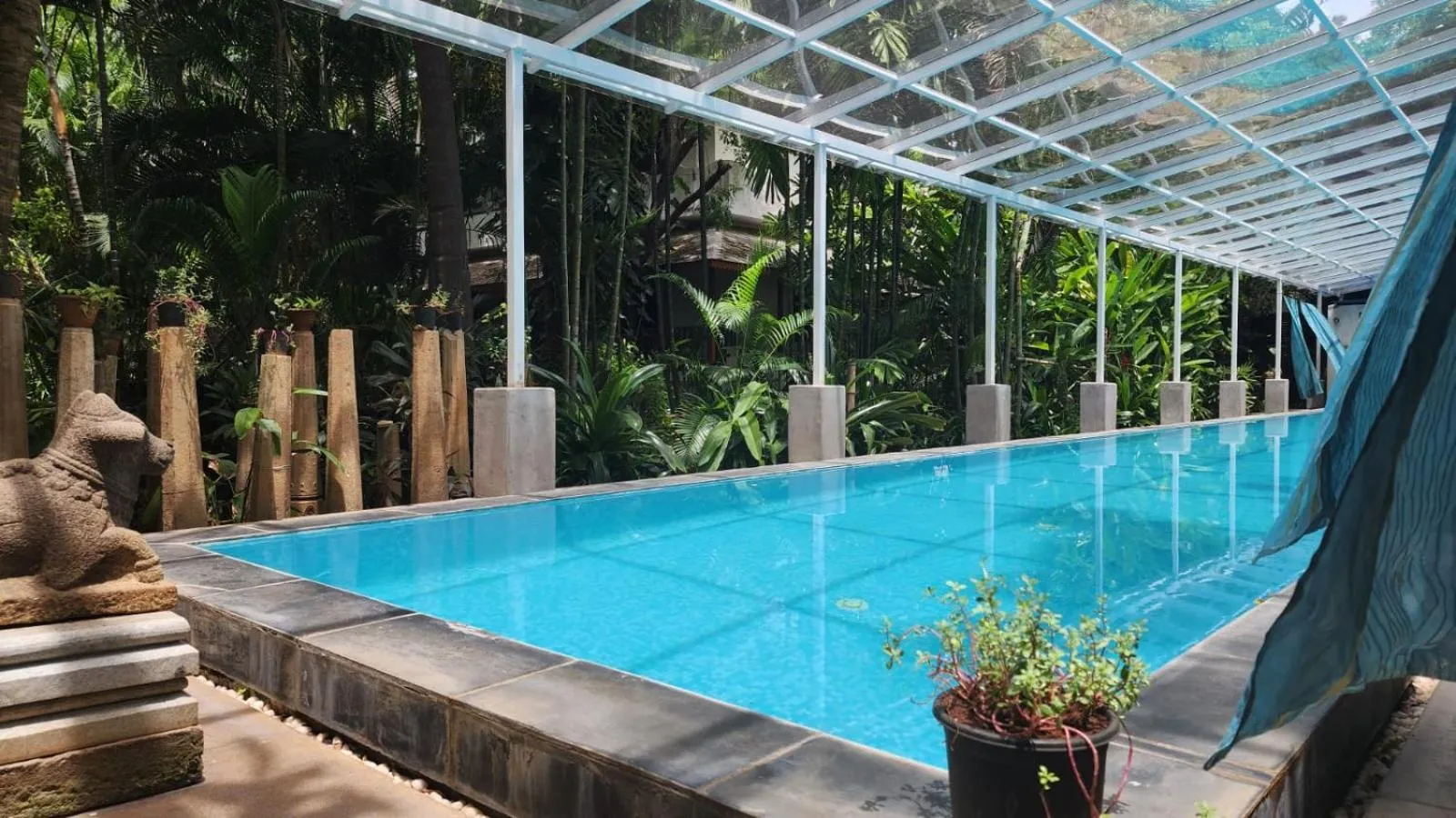 Swimming pool in Kariappa House