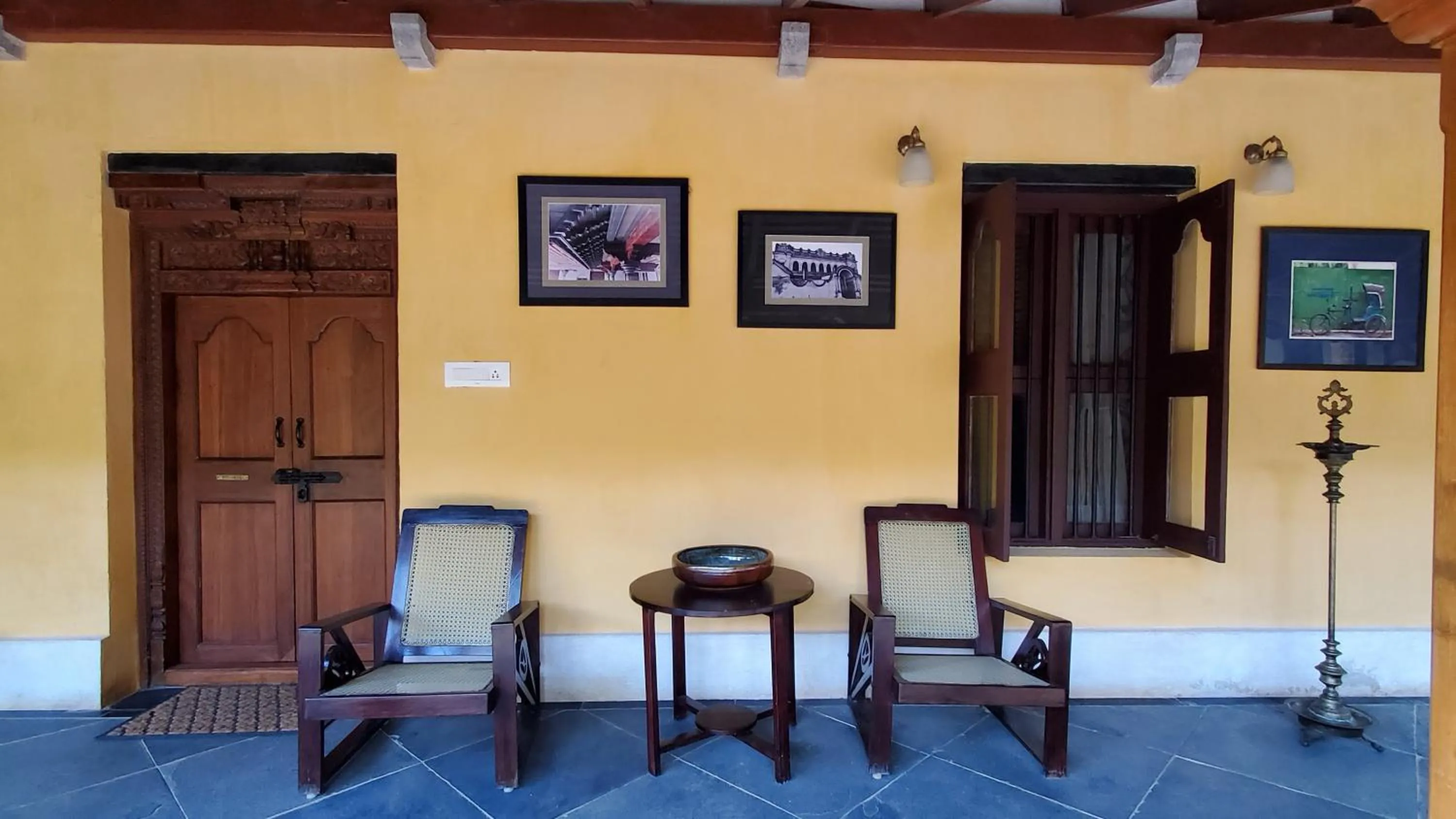 Patio in Kariappa House