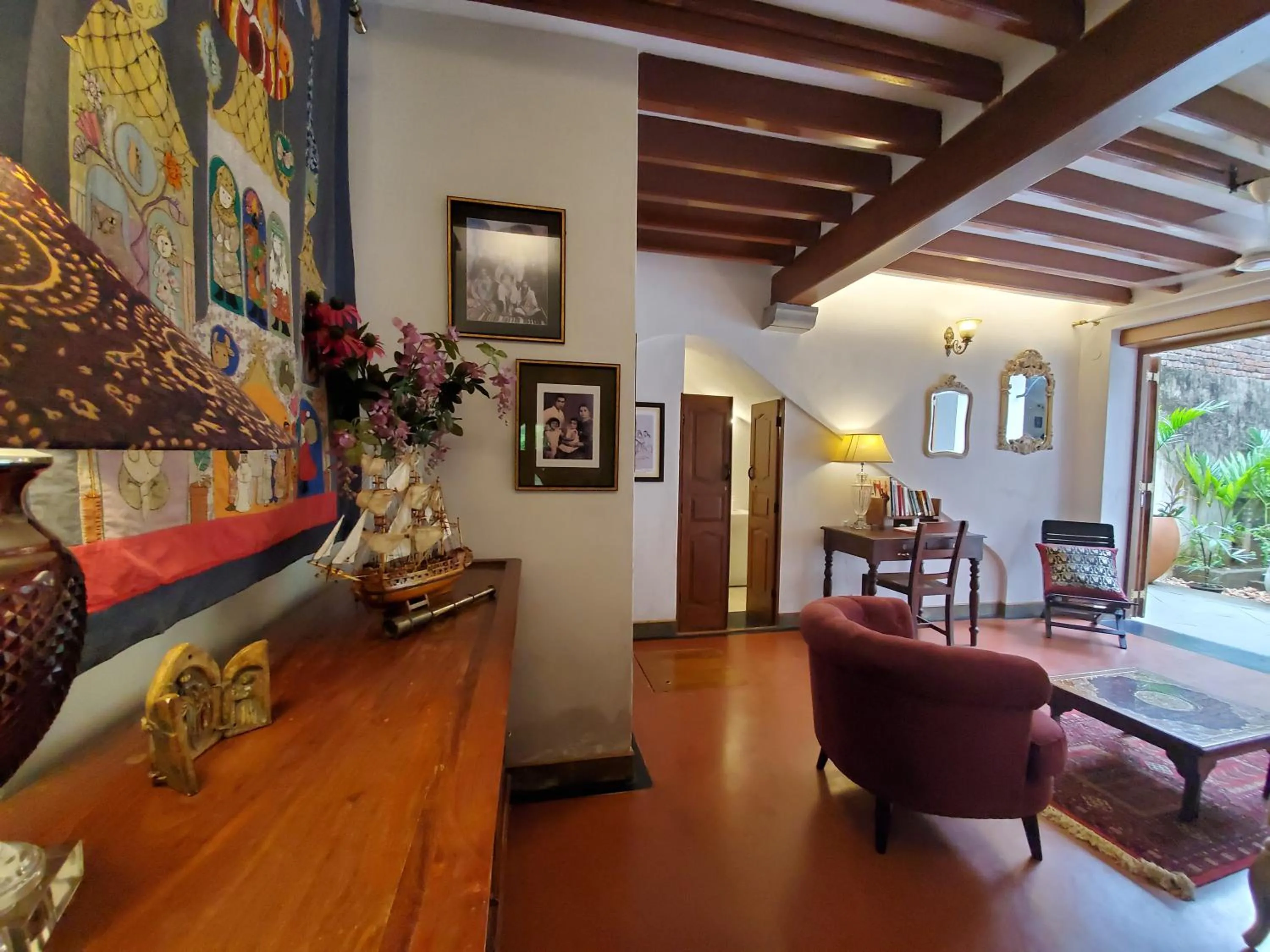 Living room in Kariappa House