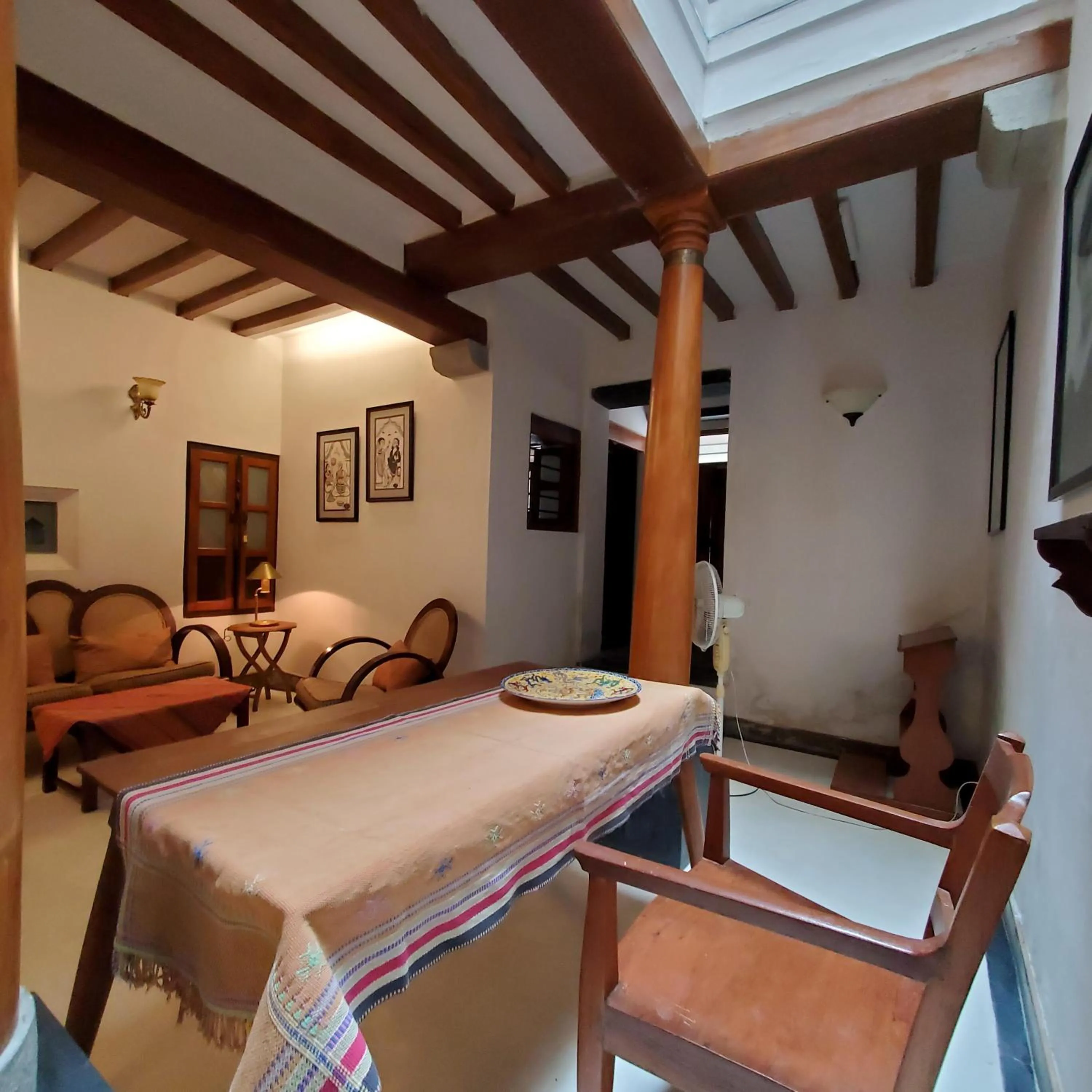 Seating area in Kariappa House