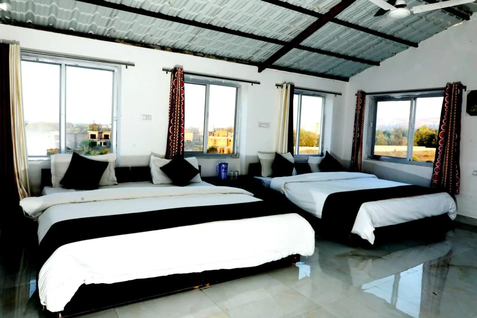 Bed in The Forest View Resort