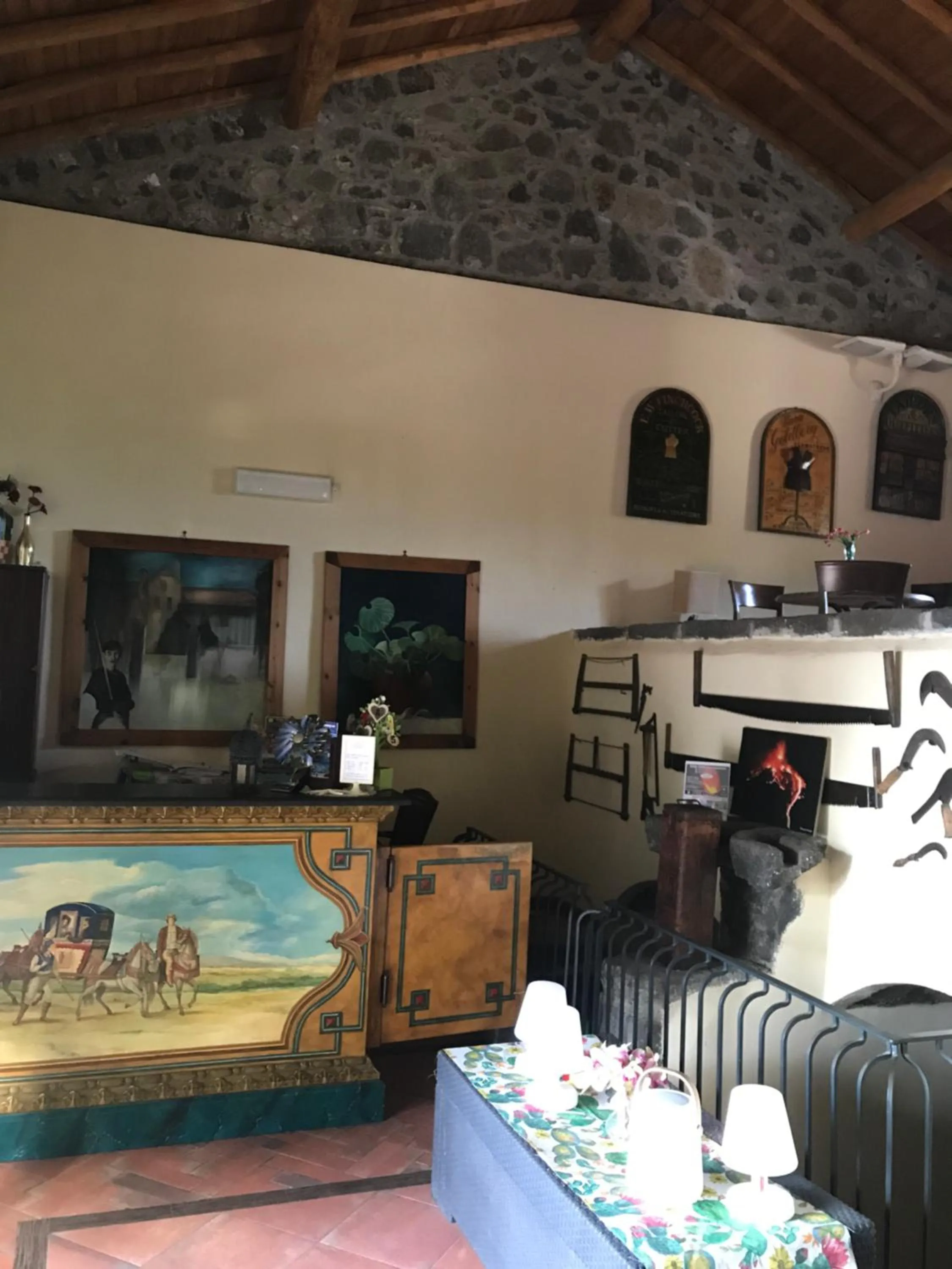 Lobby or reception in Agriturismo Serra San Biagio