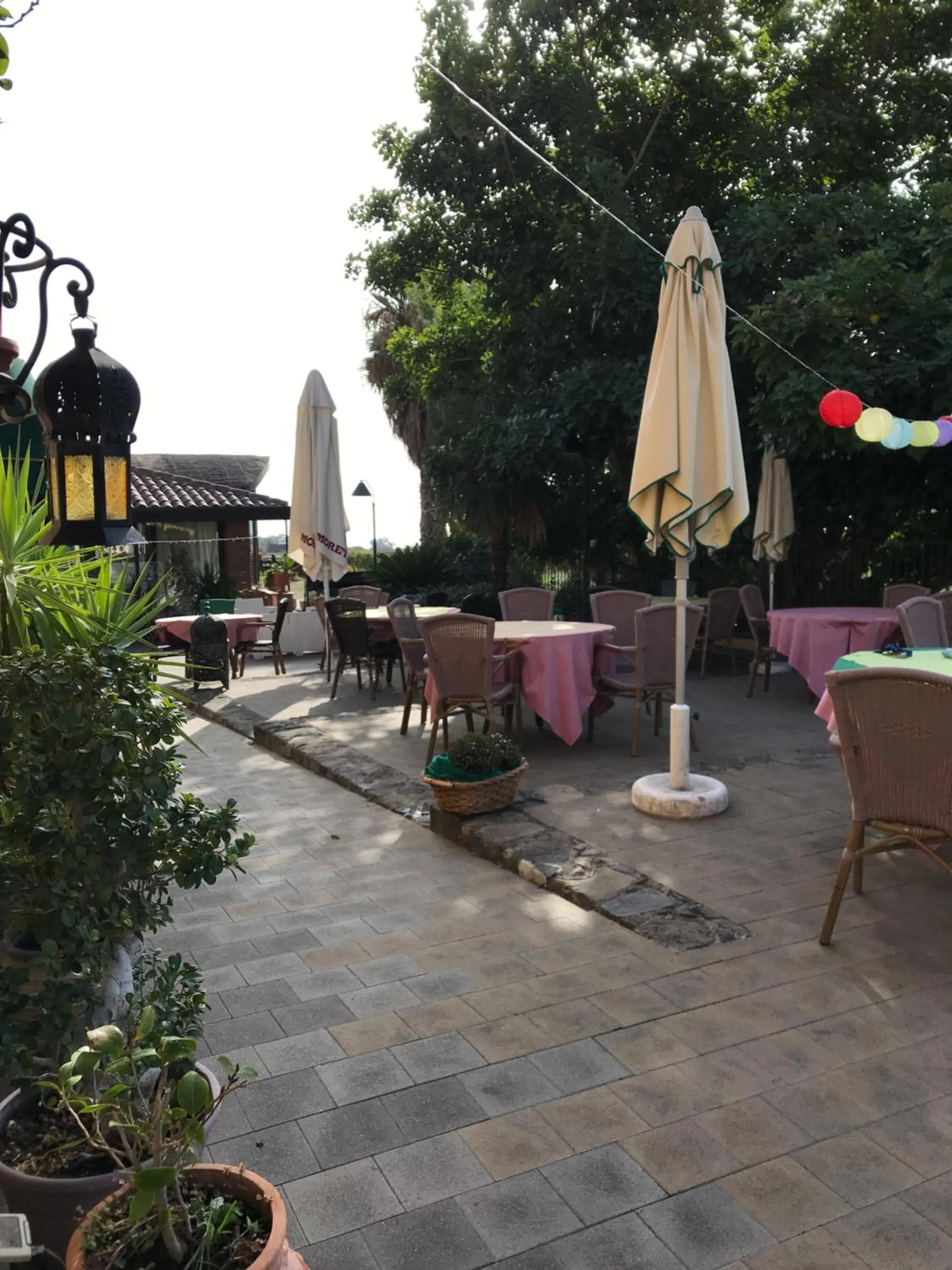 Patio in Agriturismo Serra San Biagio