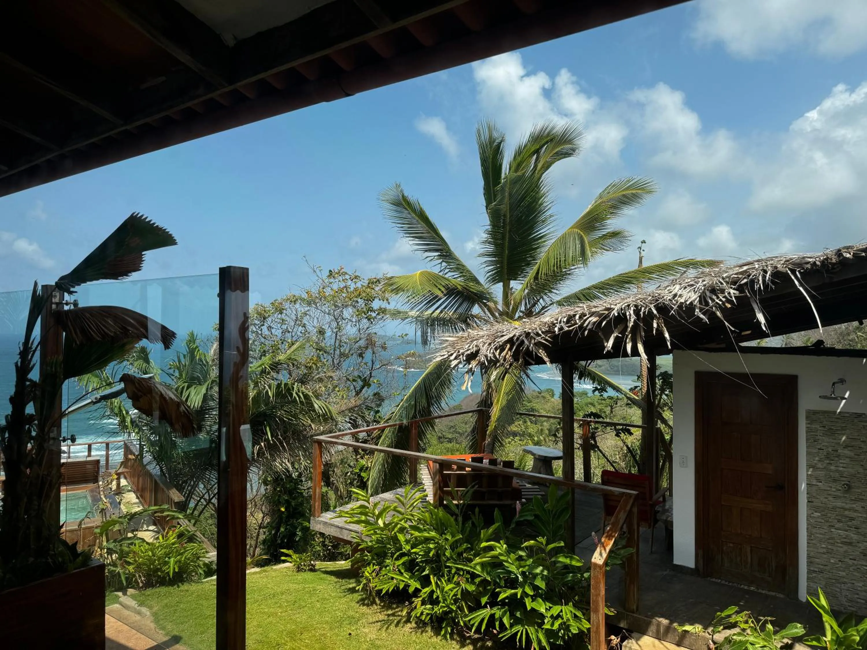 Garden view in Ciel y Miel