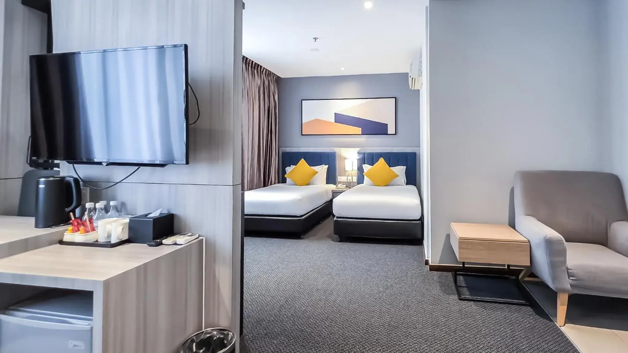 Bed in Fives Hotel Johor Bahru City Centre Bed in Fives Hotel Johor Bahru City Centre