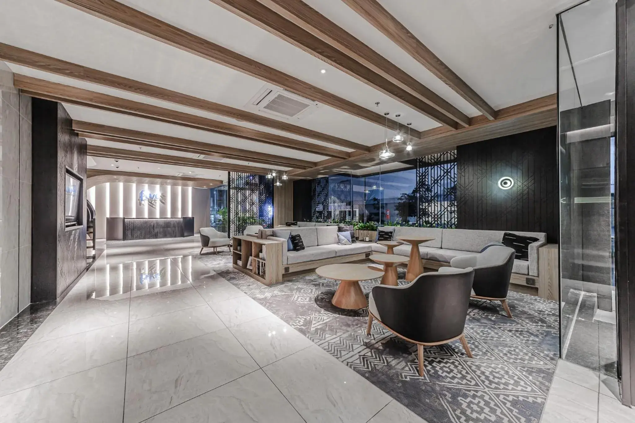 Lobby or reception in Fives Hotel Johor Bahru City Centre Lobby or reception in Fives Hotel Johor Bahru City Centre