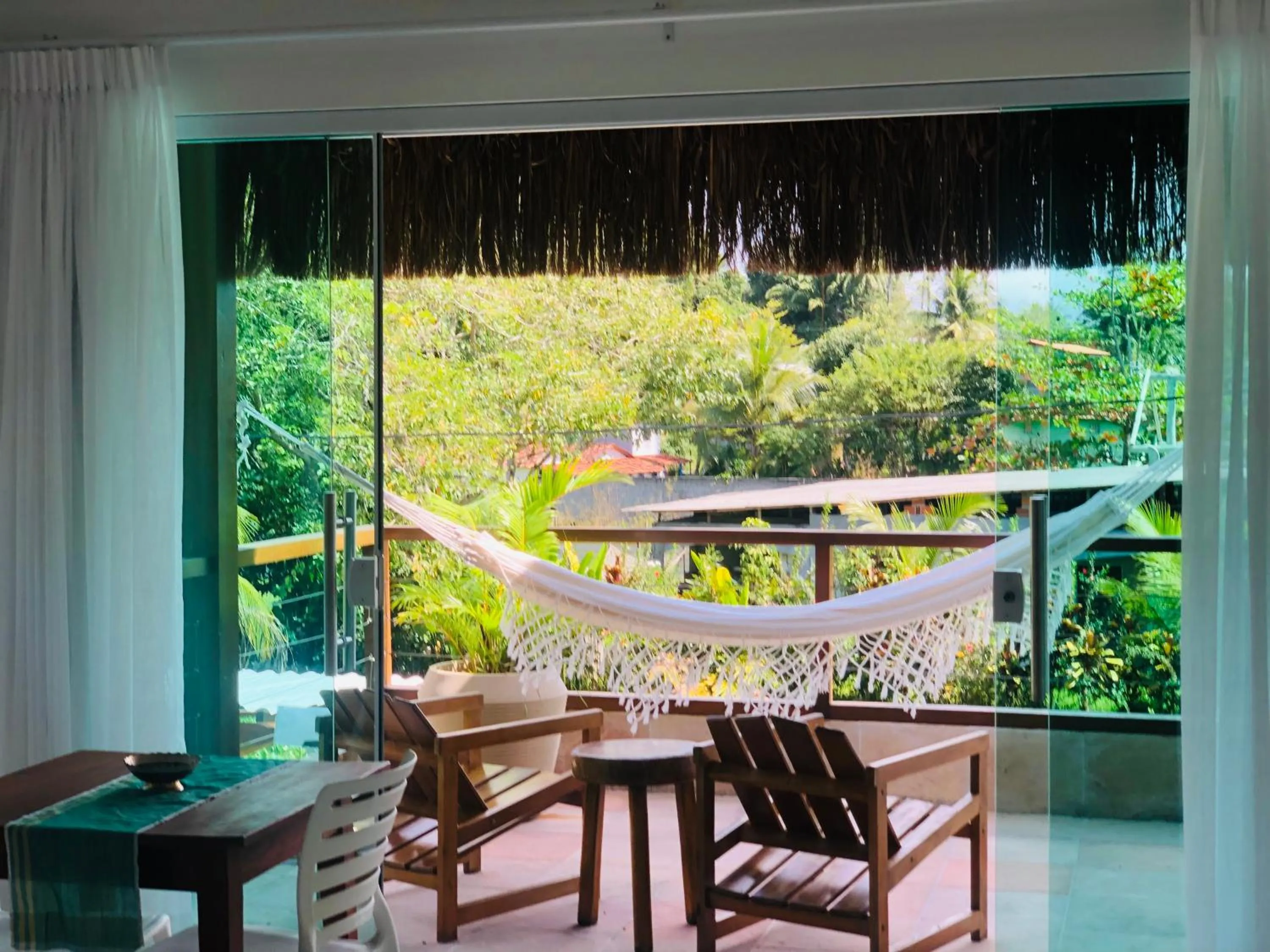 Balcony/Terrace in Bella Gamboa Casa da Praia - Praia da Argila - Gamboa -