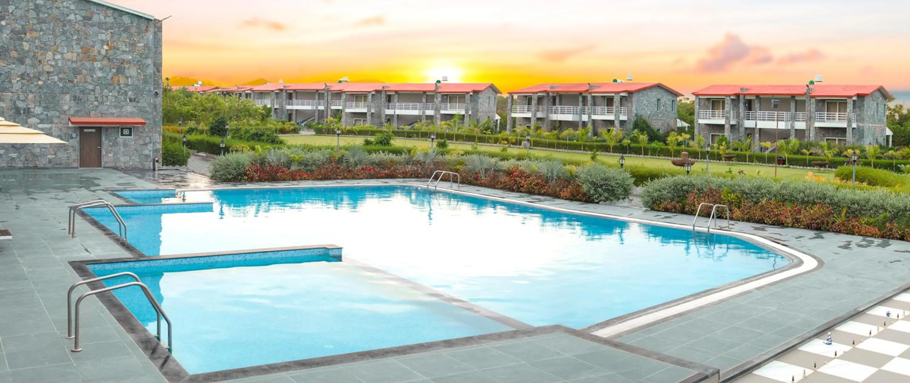 Pool view in Lal Bagh Resort Ranakpur - Step into the wild, Stay in luxury