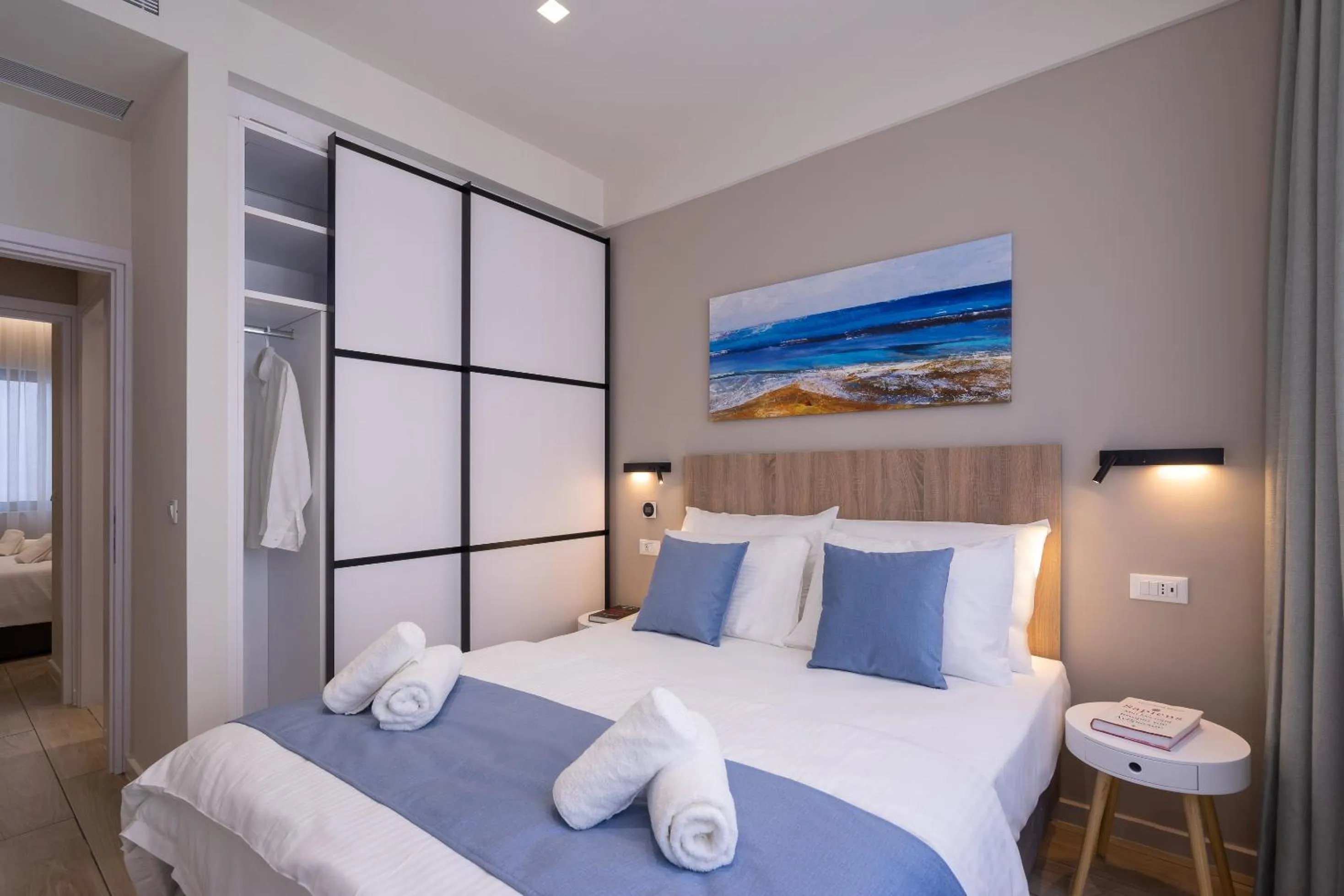 Bedroom, Bed in Hestia - Ippokratous 35