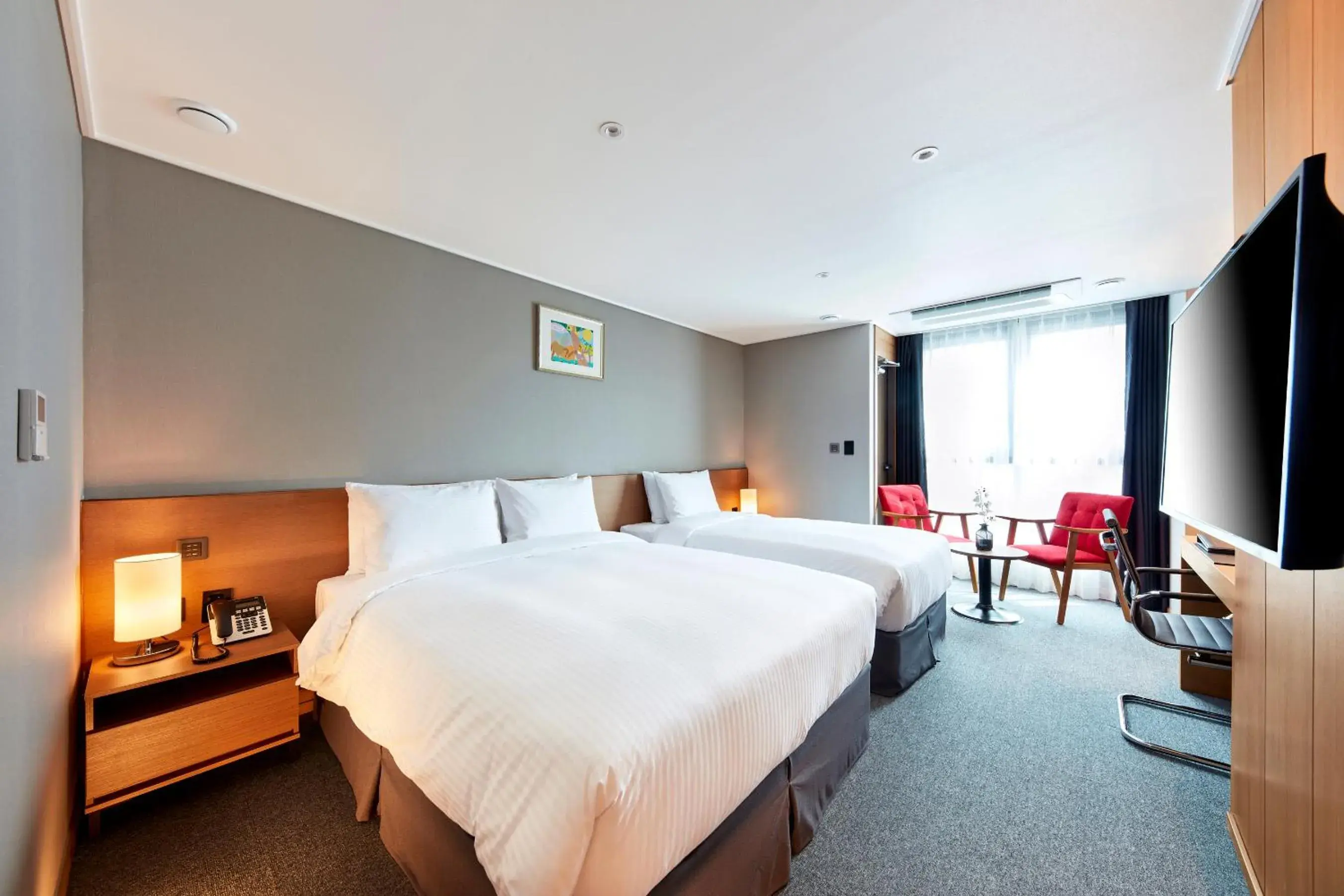 Bedroom, Bed in Ramada by Wyndham Gumi Bedroom, Bed in Ramada by Wyndham Gumi