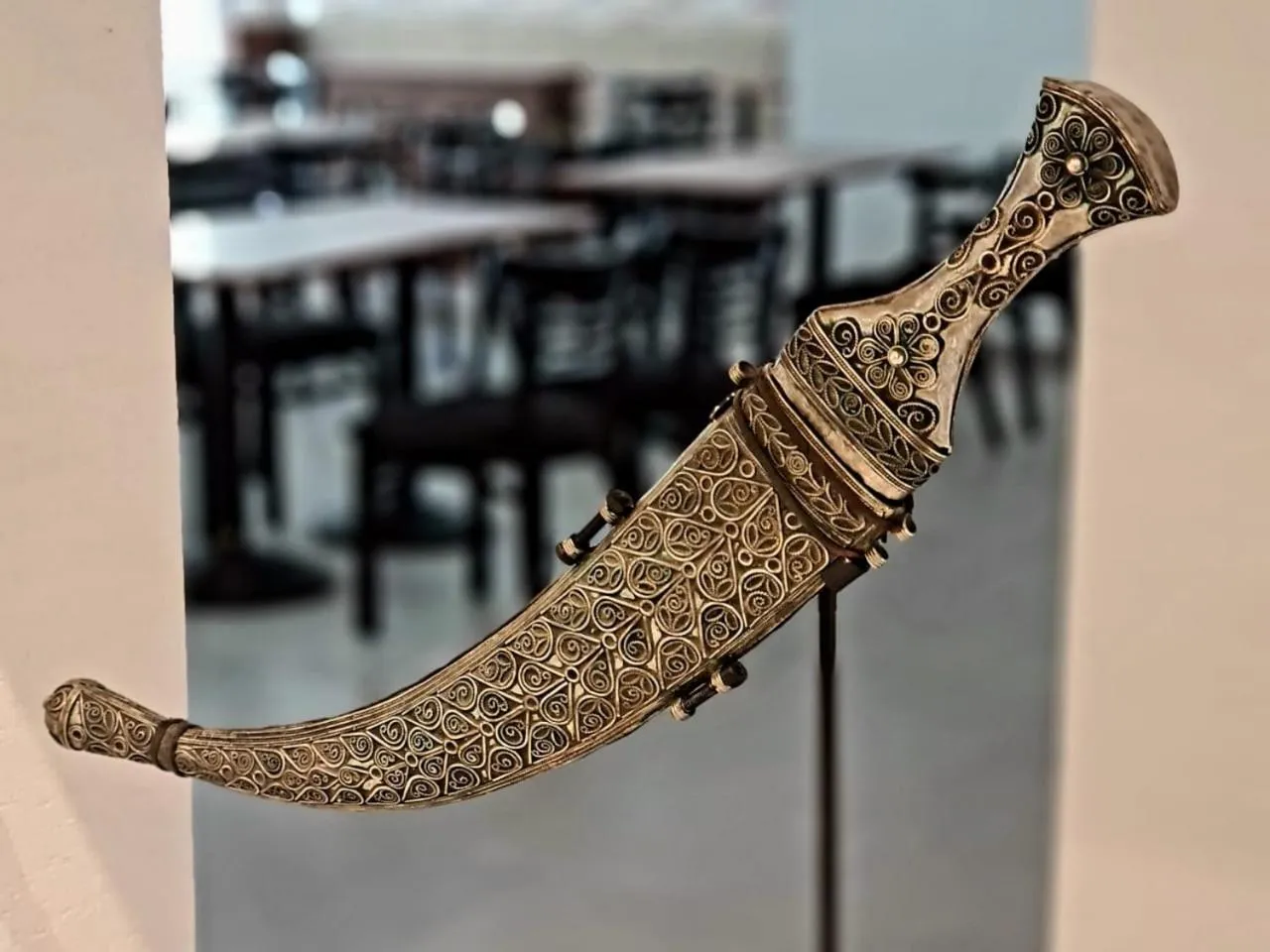 Decorative detail in ibis Styles Dubai Gold District