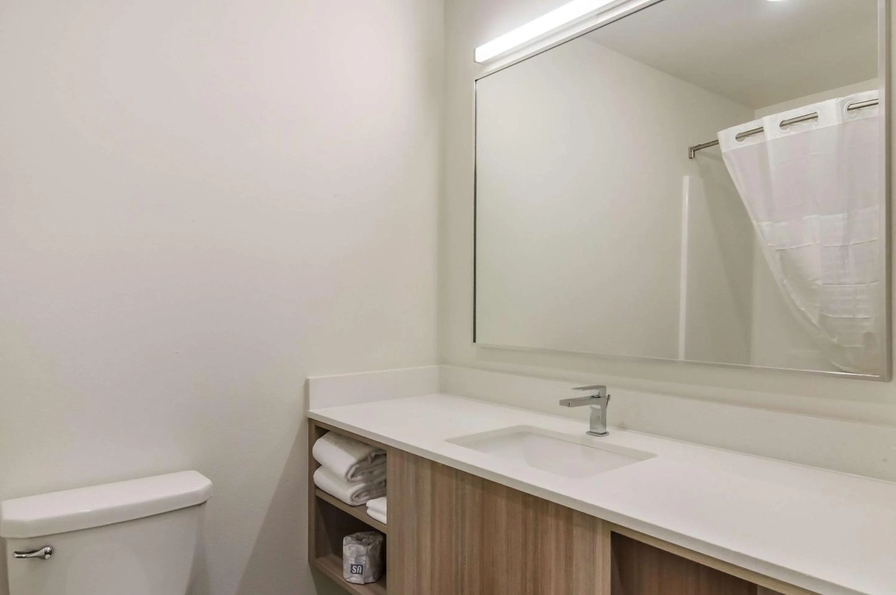 Bathroom in WoodSpring Suites Tacoma - Lakewood